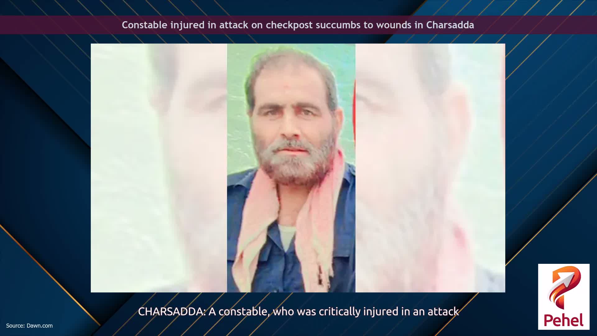 Constable injured in attack on checkpost succumbs to wounds in Charsadda