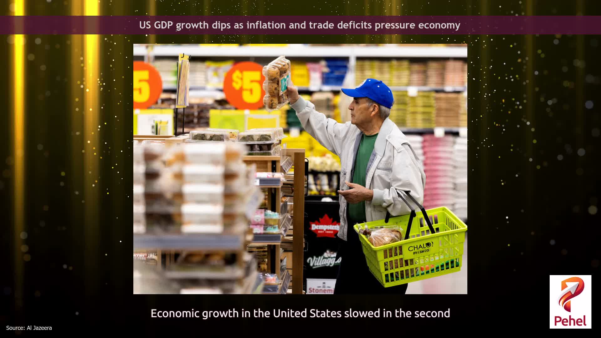 US GDP growth dips as inflation and trade deficits pressure economy