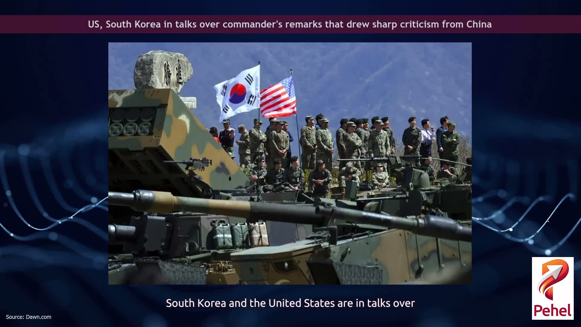 US, South Korea in talks over commander's remarks that drew sharp criticism from China
