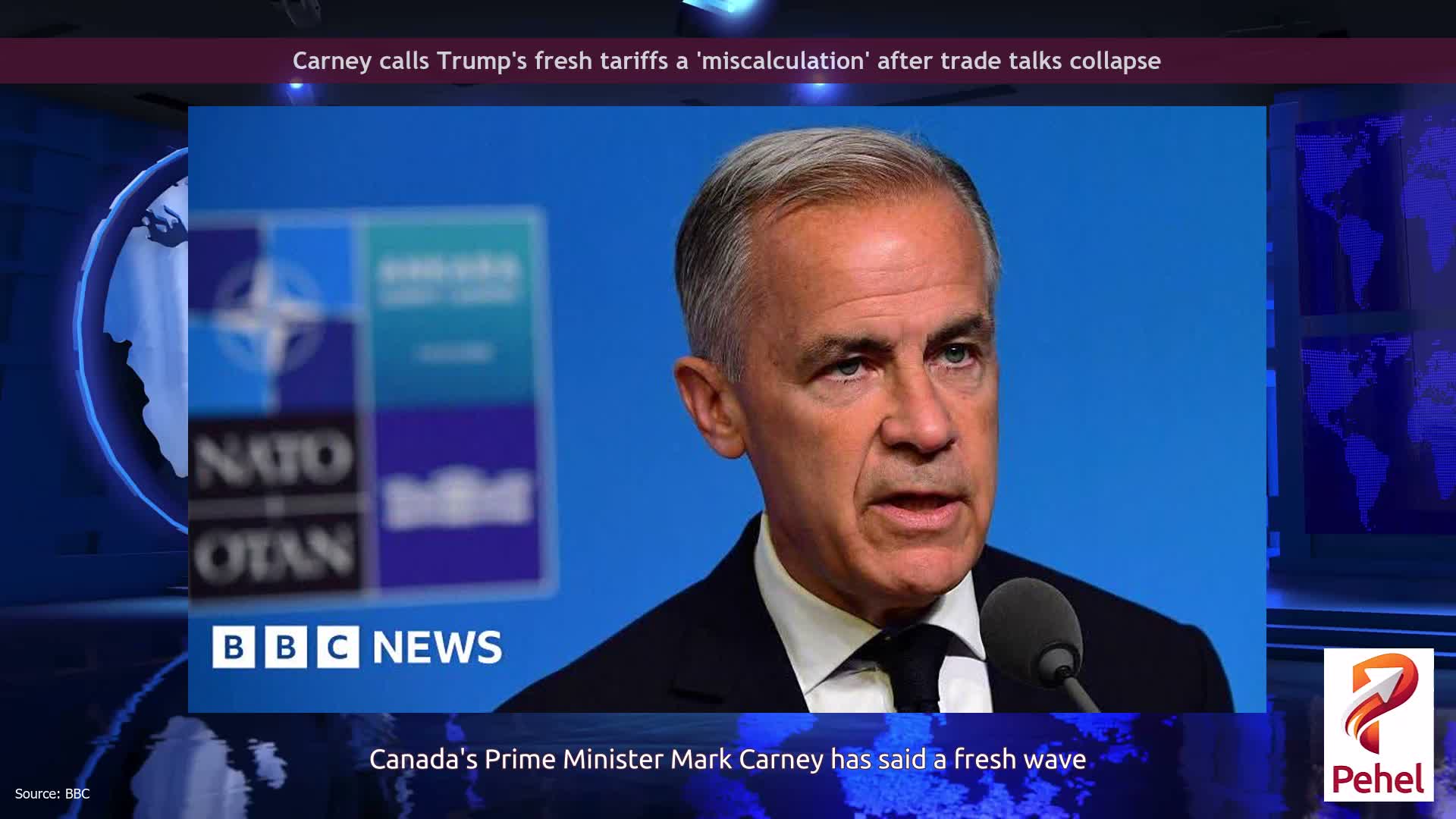 Carney calls Trump's fresh tariffs a 'miscalculation' after trade talks collapse