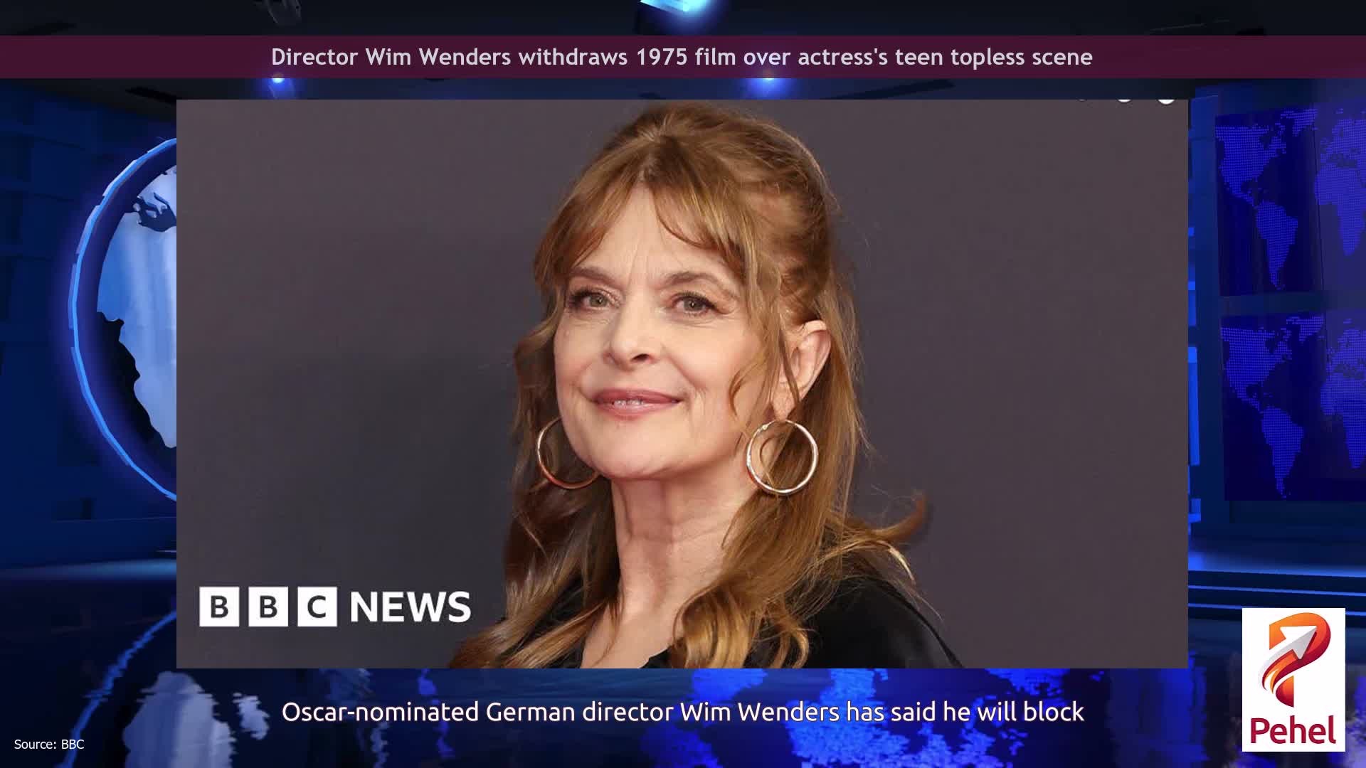 Director Wim Wenders withdraws 1975 film over actress's teen topless scene