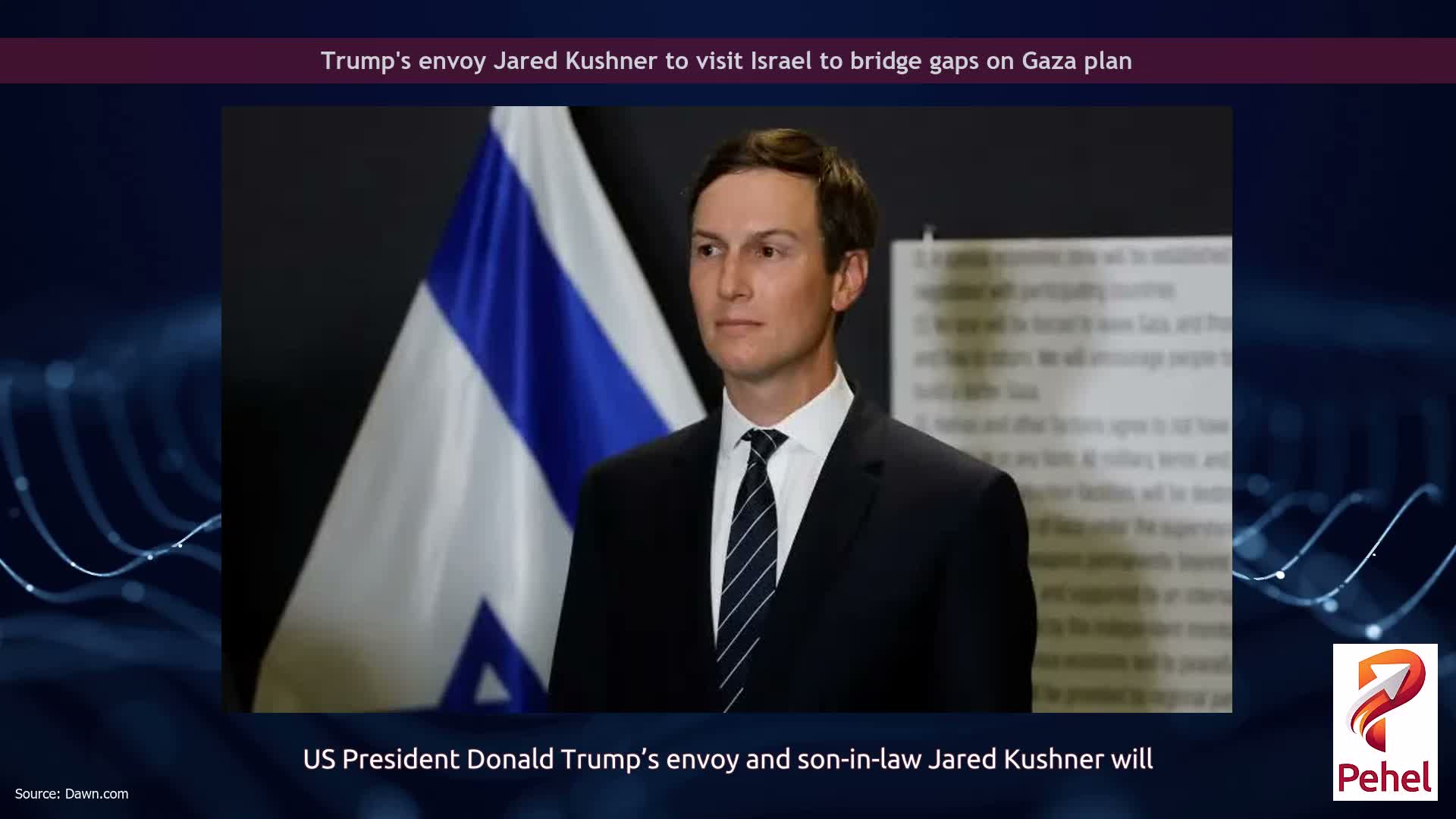 Trump's envoy Jared Kushner to visit Israel to bridge gaps on Gaza plan