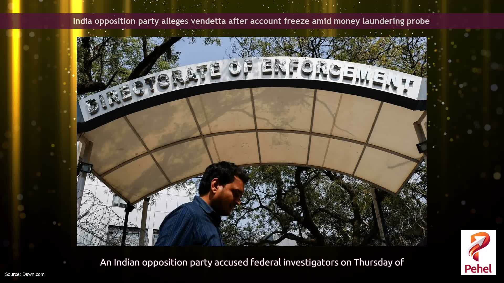 India opposition party alleges vendetta after account freeze amid money laundering probe