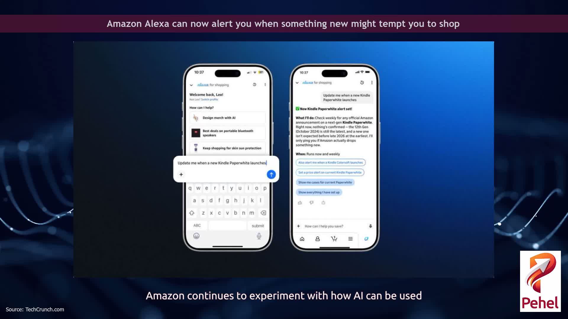 Amazon Alexa can now alert you when something new might tempt you to shop