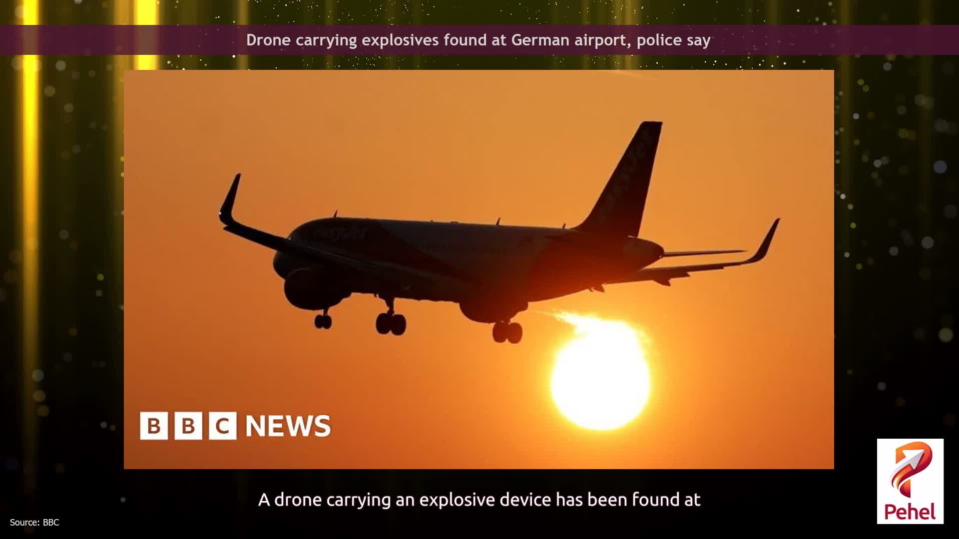 Drone carrying explosives found at German airport, police say