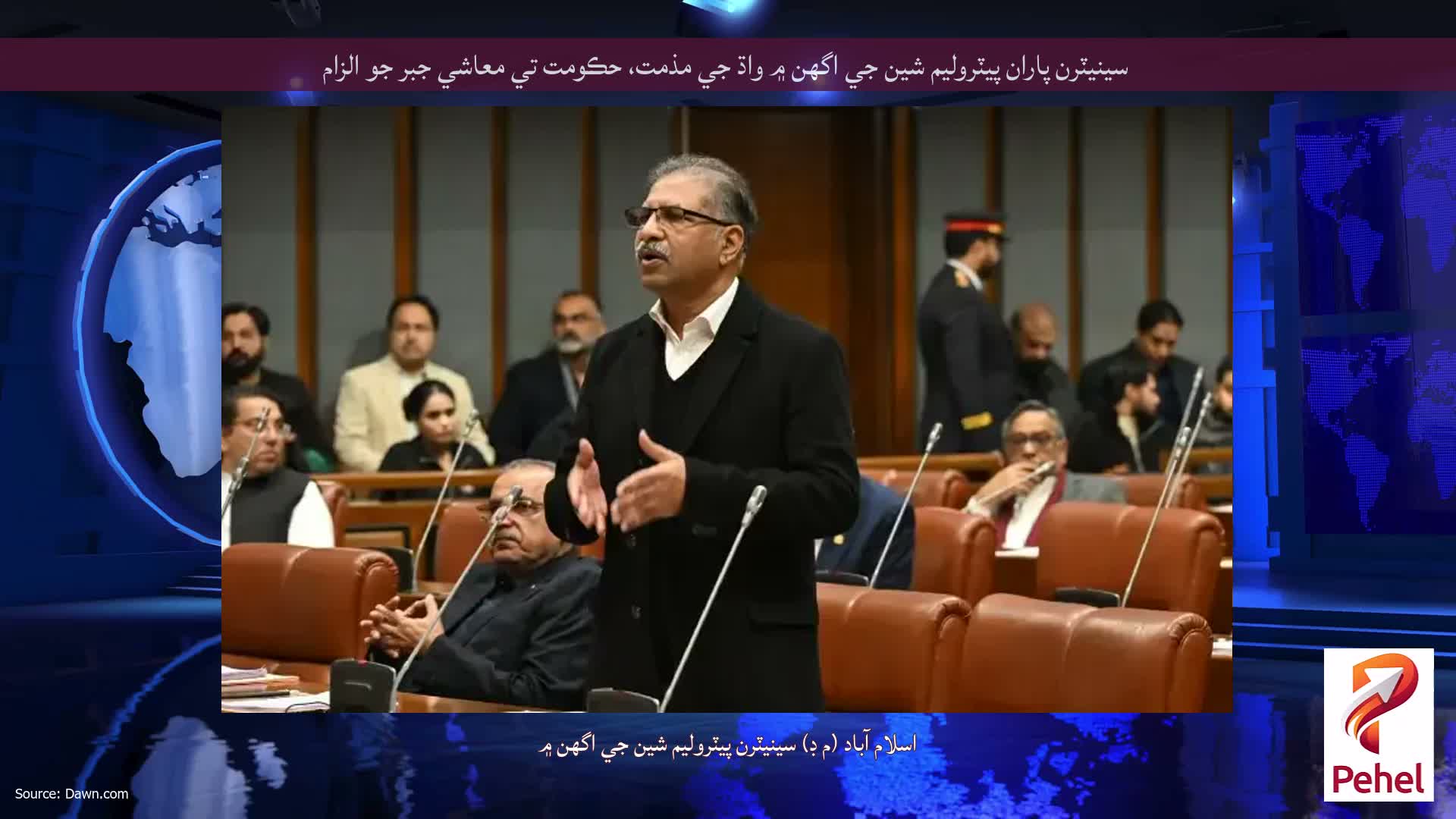 سينيٽرن پاران پيٽروليم شين جي اگهن ۾ واڌ جي مذمت، حڪومت تي معاشي جبر جو الزام