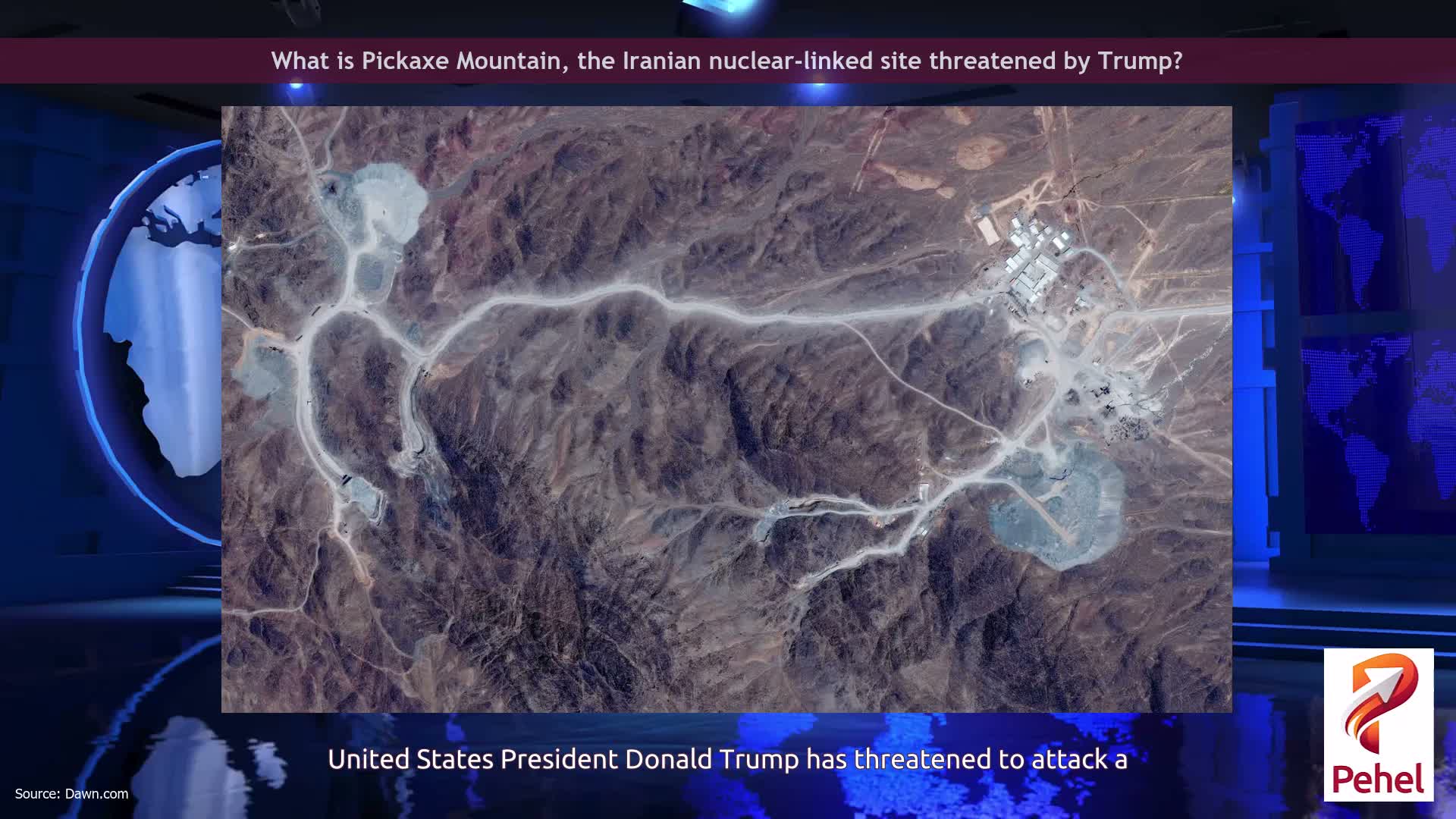 What is Pickaxe Mountain, the Iranian nuclear-linked site threatened by Trump?