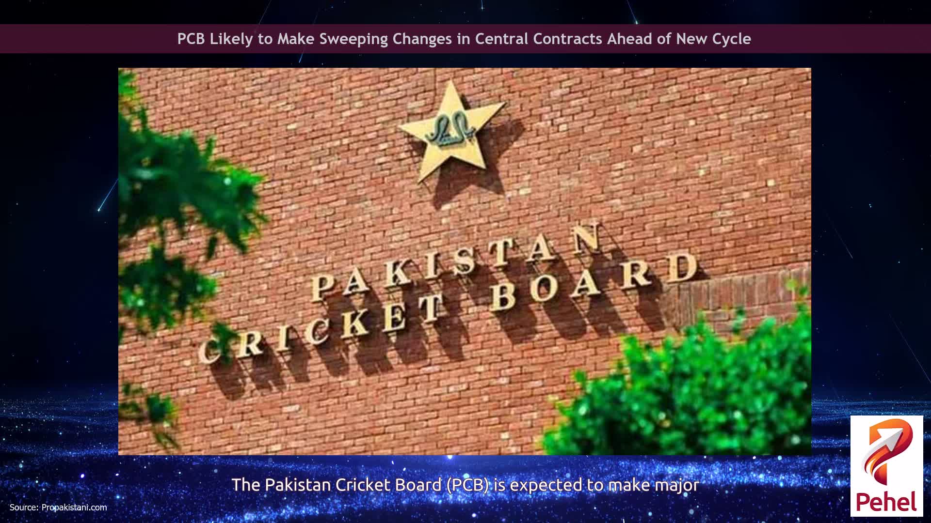 PCB Likely to Make Sweeping Changes in Central Contracts Ahead of New Cycle