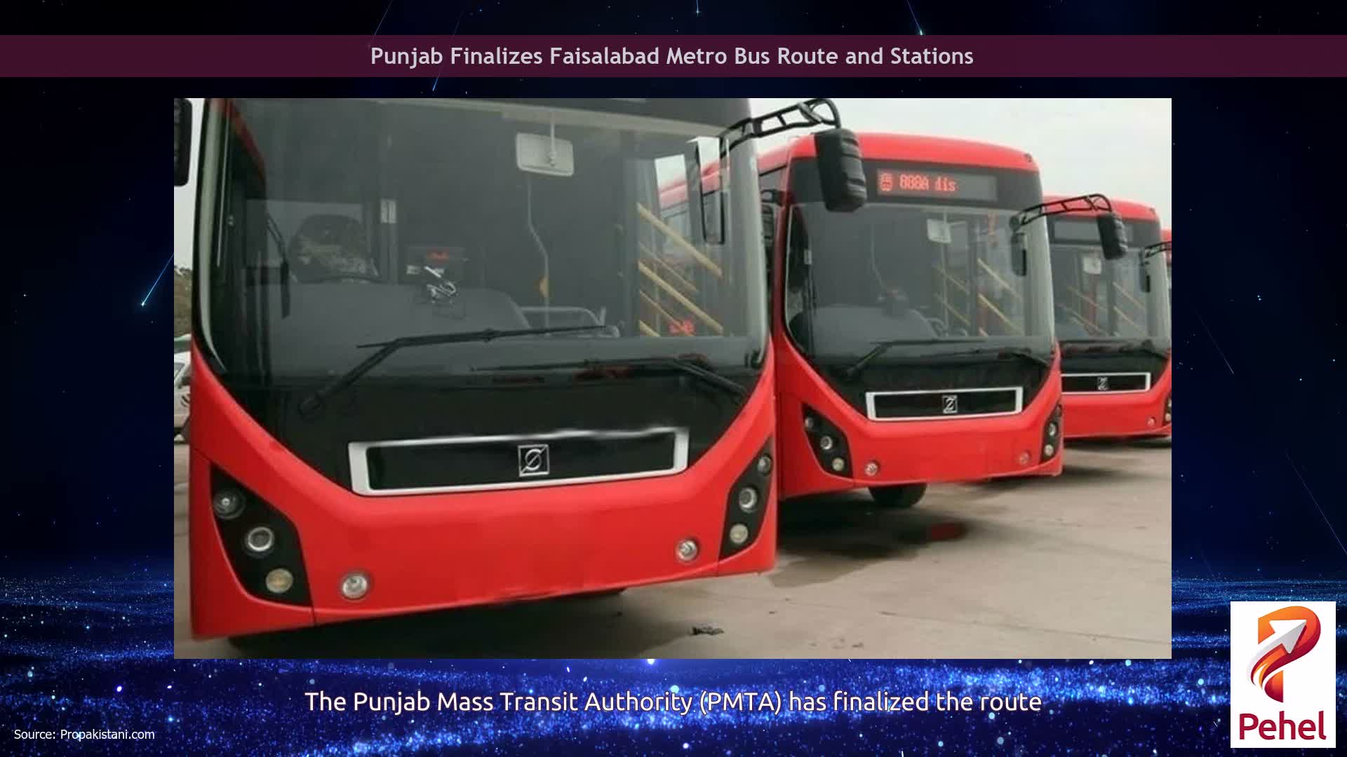 Punjab Finalizes Faisalabad Metro Bus Route and Stations