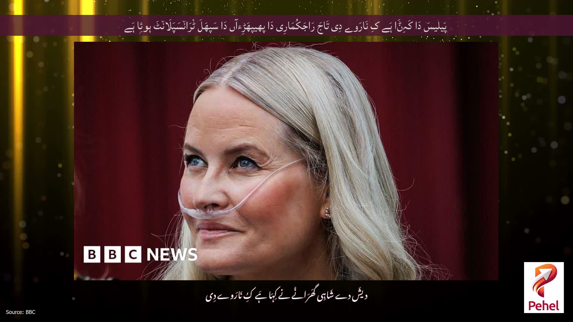 پَیلیسَ دَا کَہِݨَا ہَے کِ نَارَوے دِی تَاجَ رَاجَکُمَارِی دَا پھیپھَڑِءآں دَا سَپھَلَ ٹْرَان٘سَپَلَان٘ٹَ ہوئِا ہَے