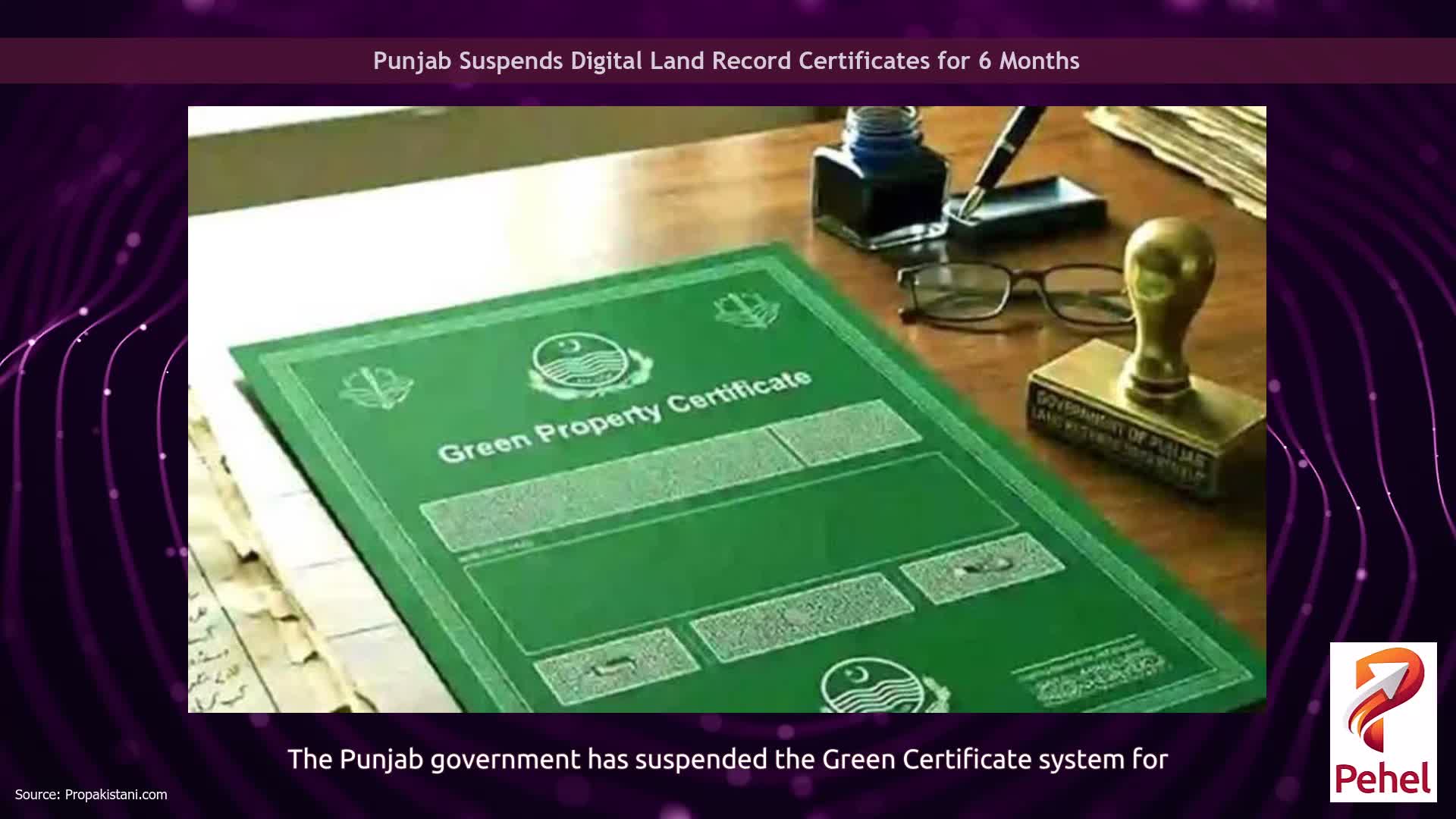 Punjab Suspends Digital Land Record Certificates for 6 Months