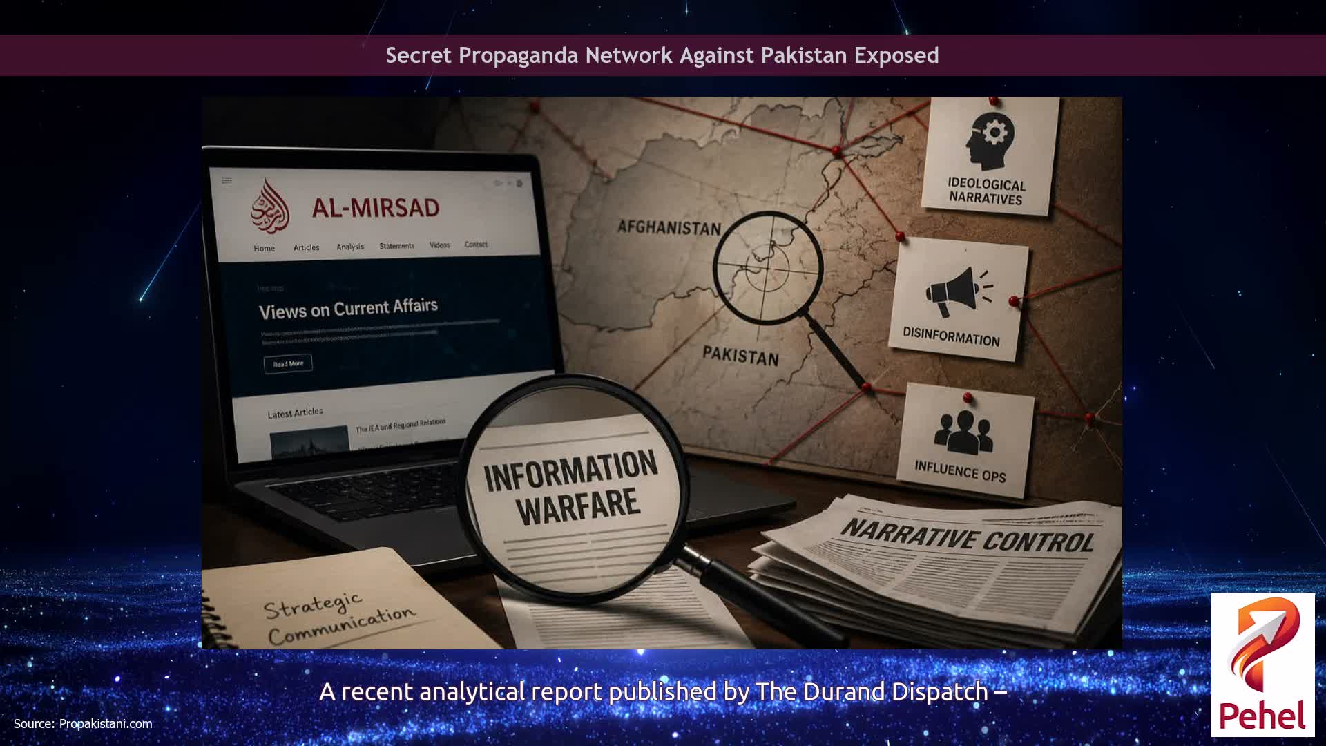 Secret Propaganda Network Against Pakistan Exposed