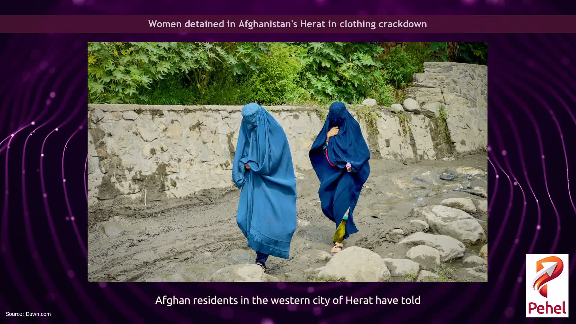 Women detained in Afghanistan's Herat in clothing crackdown