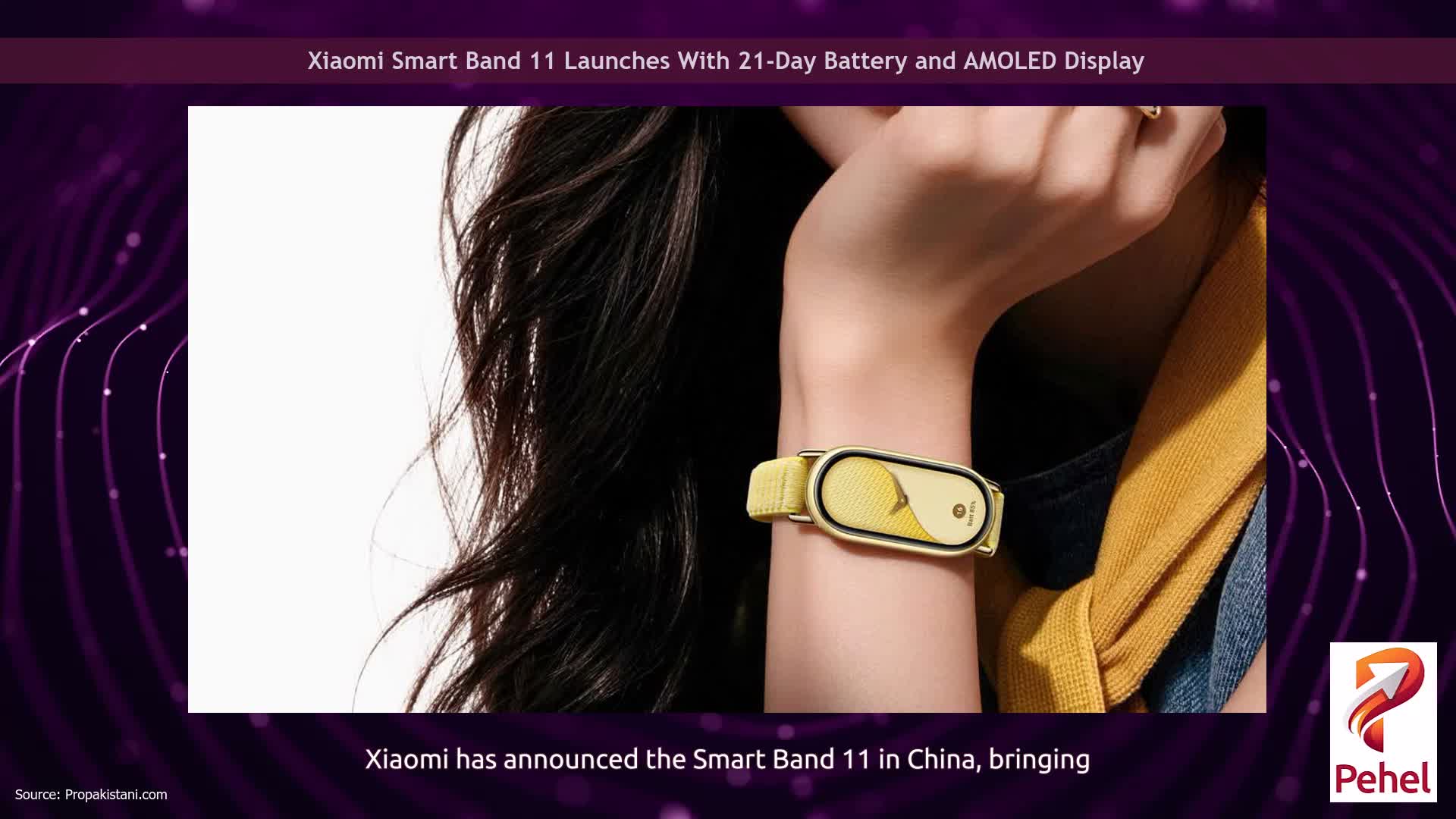 Xiaomi Smart Band 11 Launches With 21-Day Battery and AMOLED Display