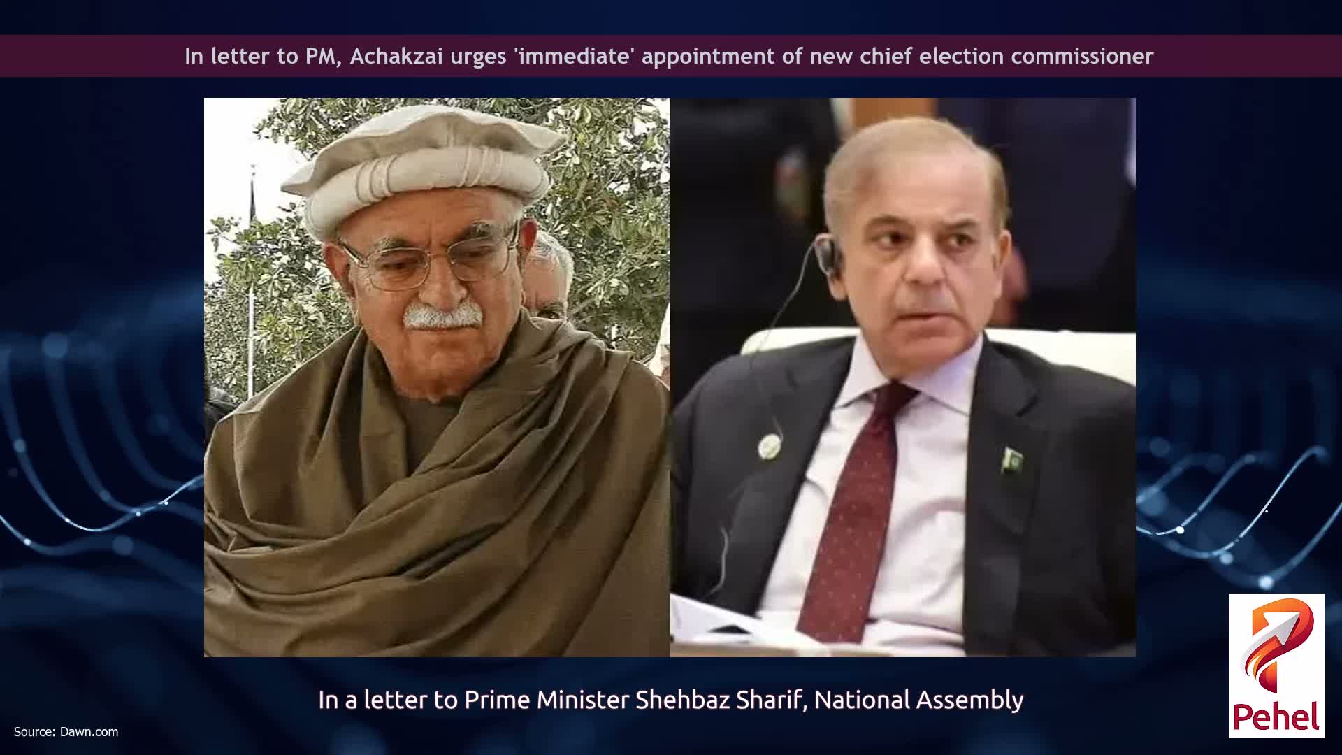 In letter to PM, Achakzai urges 'immediate' appointment of new chief election commissioner
