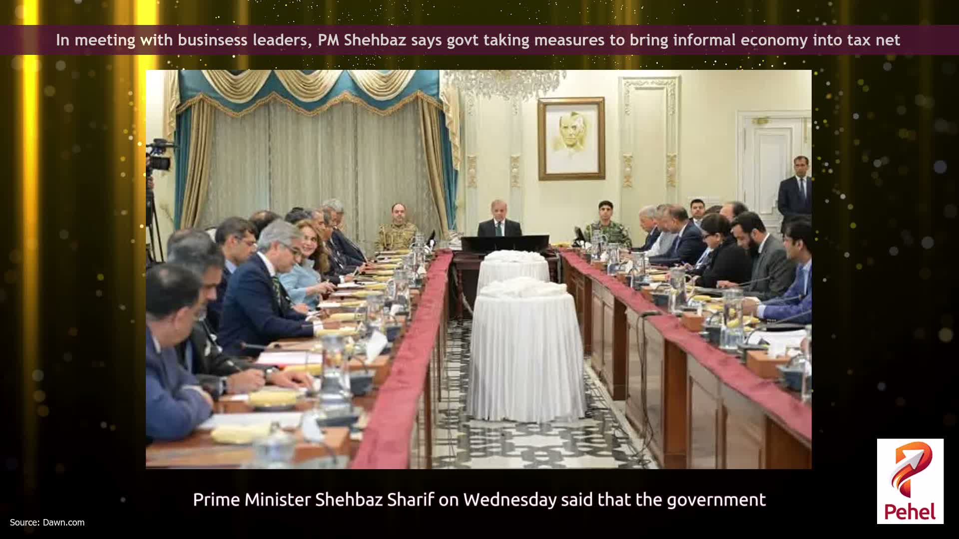 In meeting with businsess leaders, PM Shehbaz says govt taking measures to bring informal economy into tax net