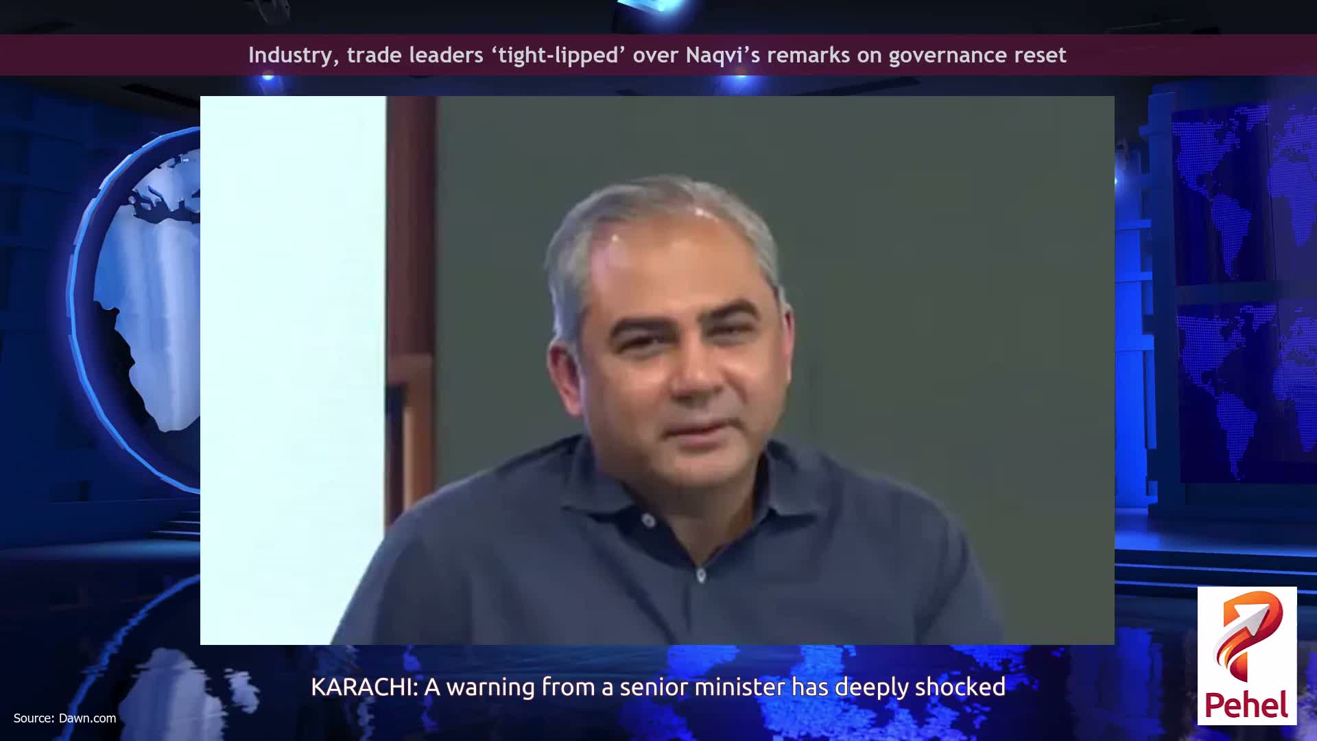 Industry, trade leaders ‘tight-lipped’ over Naqvi’s remarks on governance reset