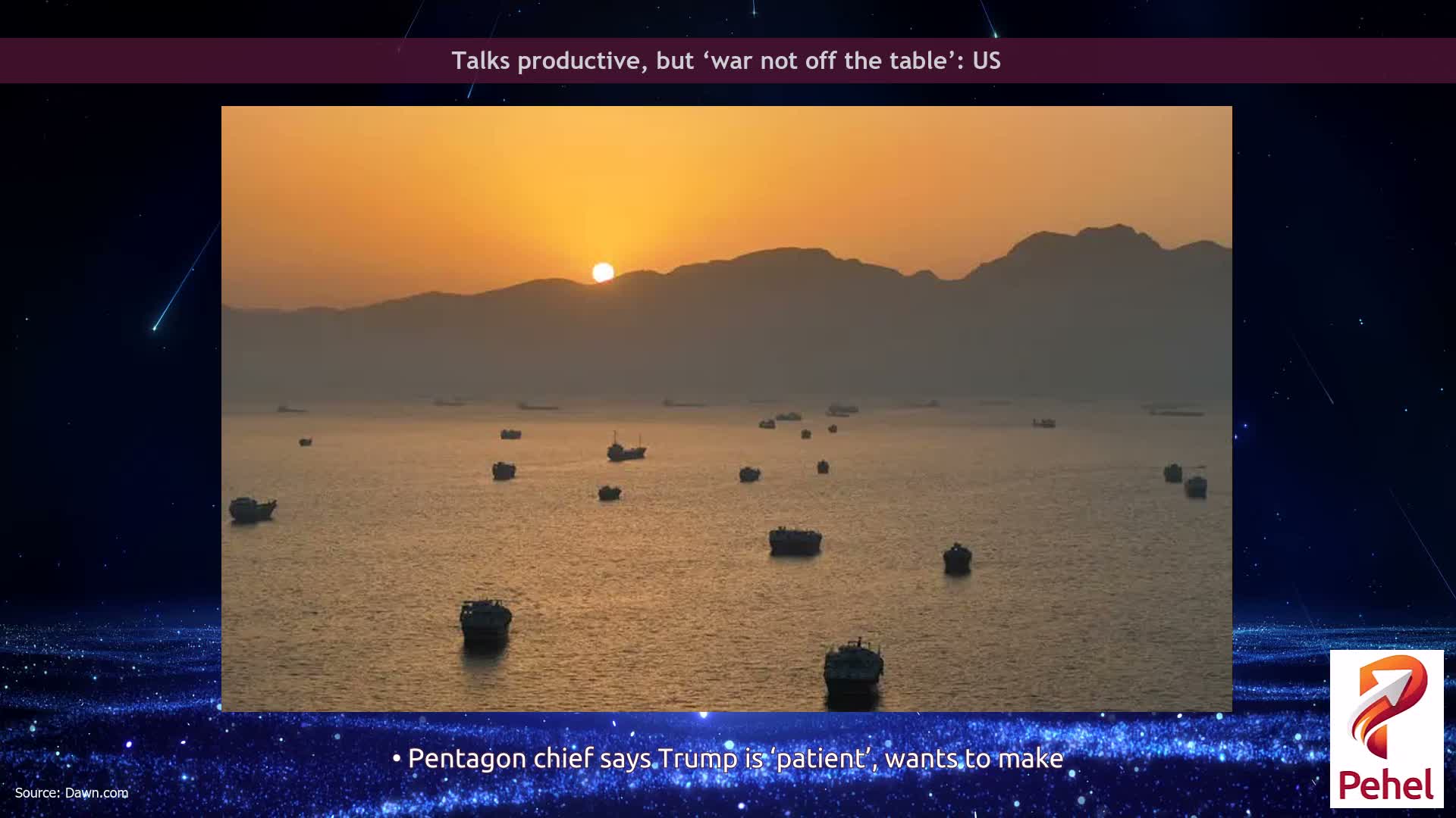 Talks productive, but ‘war not off the table’: US