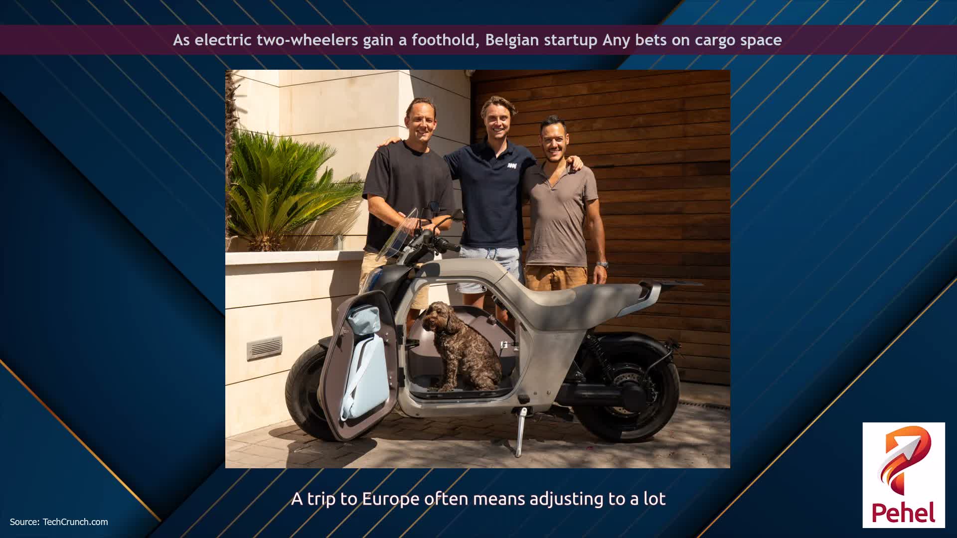As electric two-wheelers gain a foothold, Belgian startup Any bets on cargo space