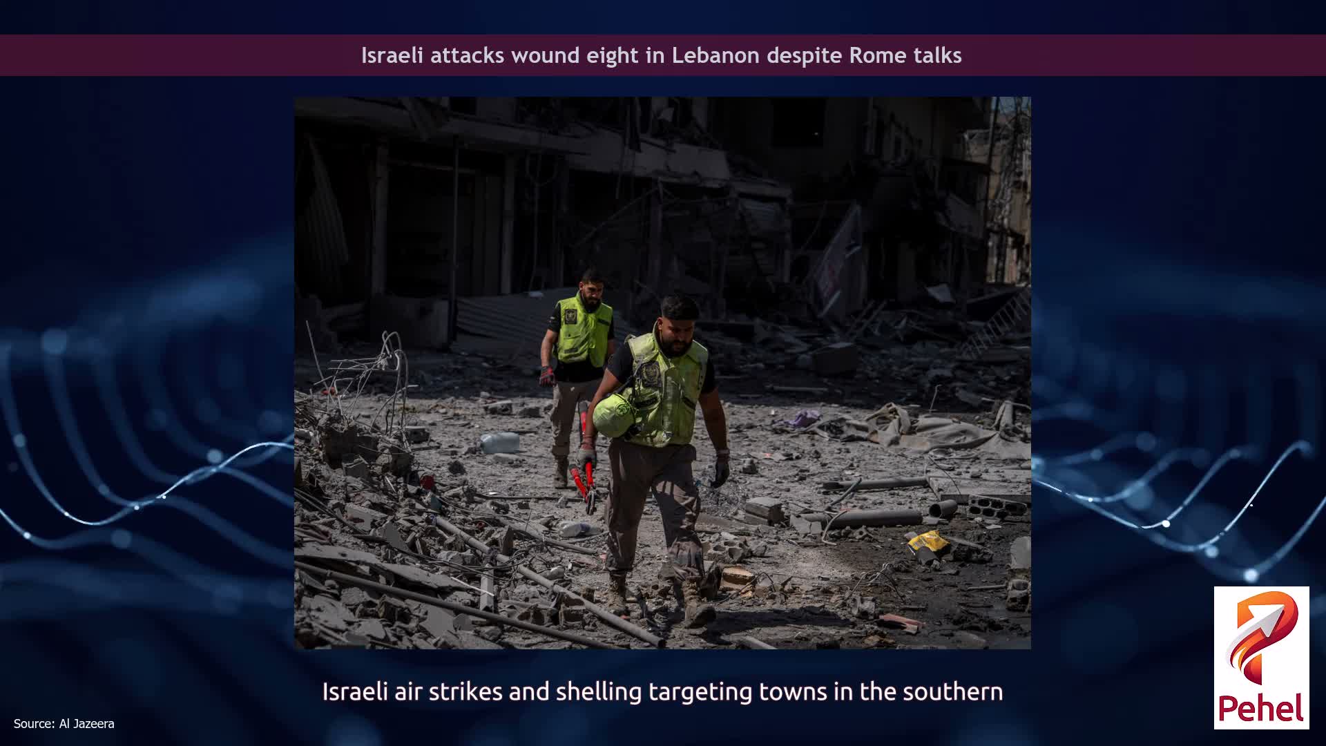 Israeli attacks wound eight in Lebanon despite Rome talks