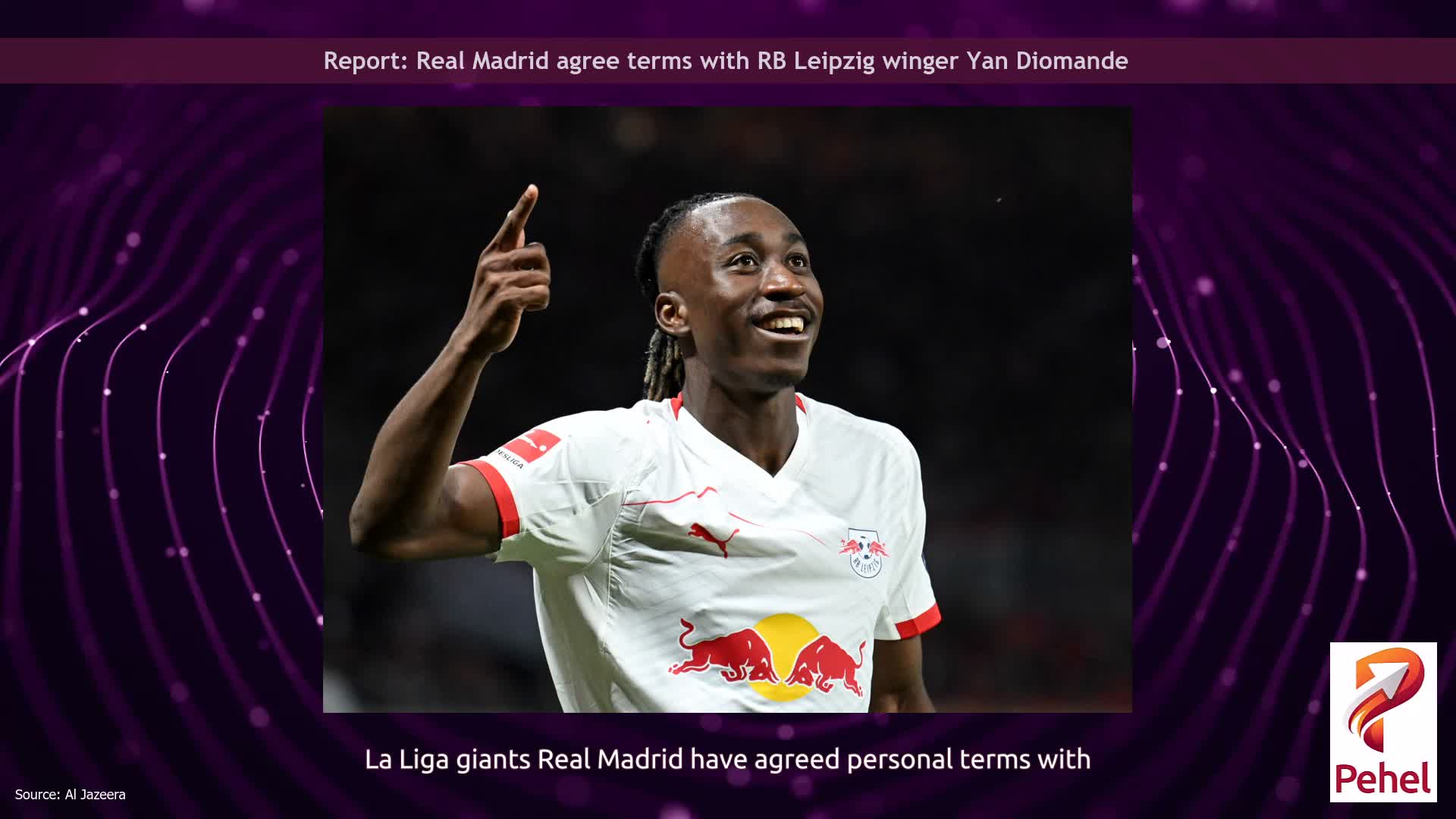 Report: Real Madrid agree terms with RB Leipzig winger Yan Diomande