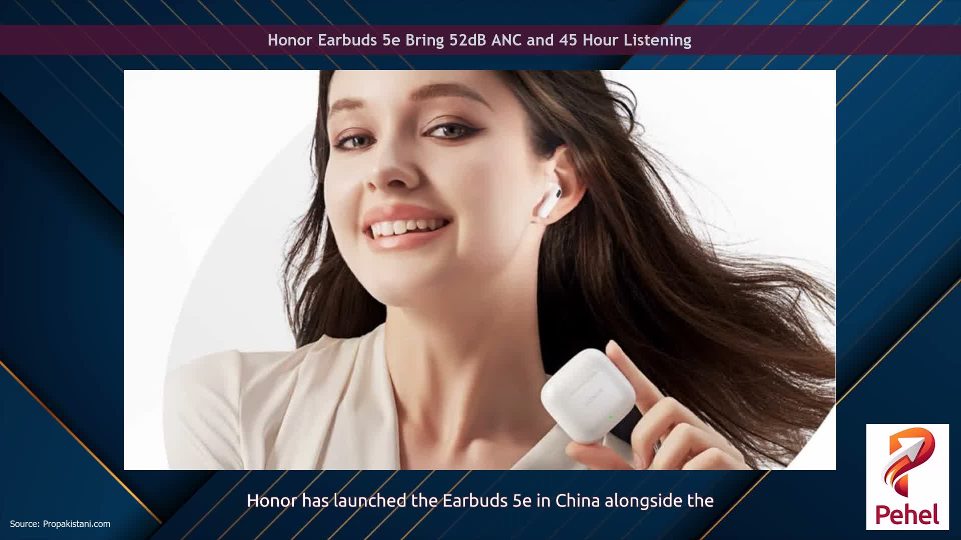 Honor Earbuds 5e Bring 52dB ANC and 45 Hour Listening