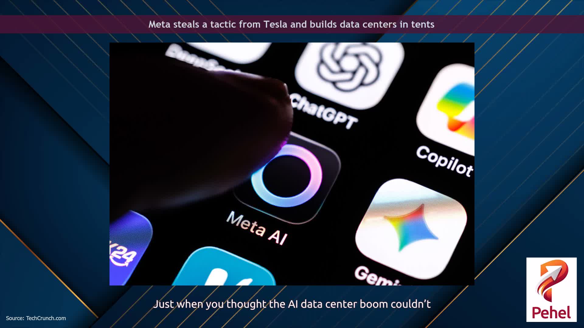 Meta steals a tactic from Tesla and builds data centers in tents
