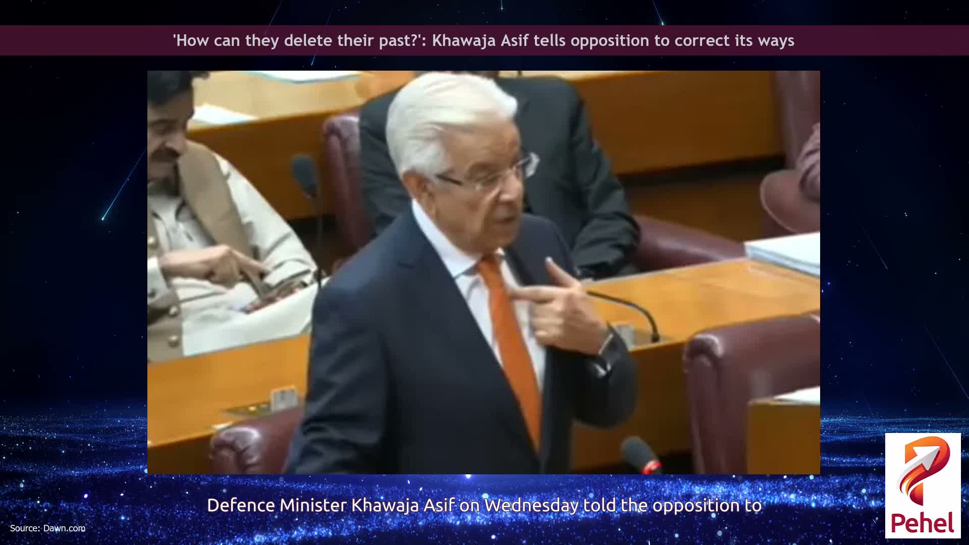 'How can they delete their past?': Khawaja Asif tells opposition to correct its ways