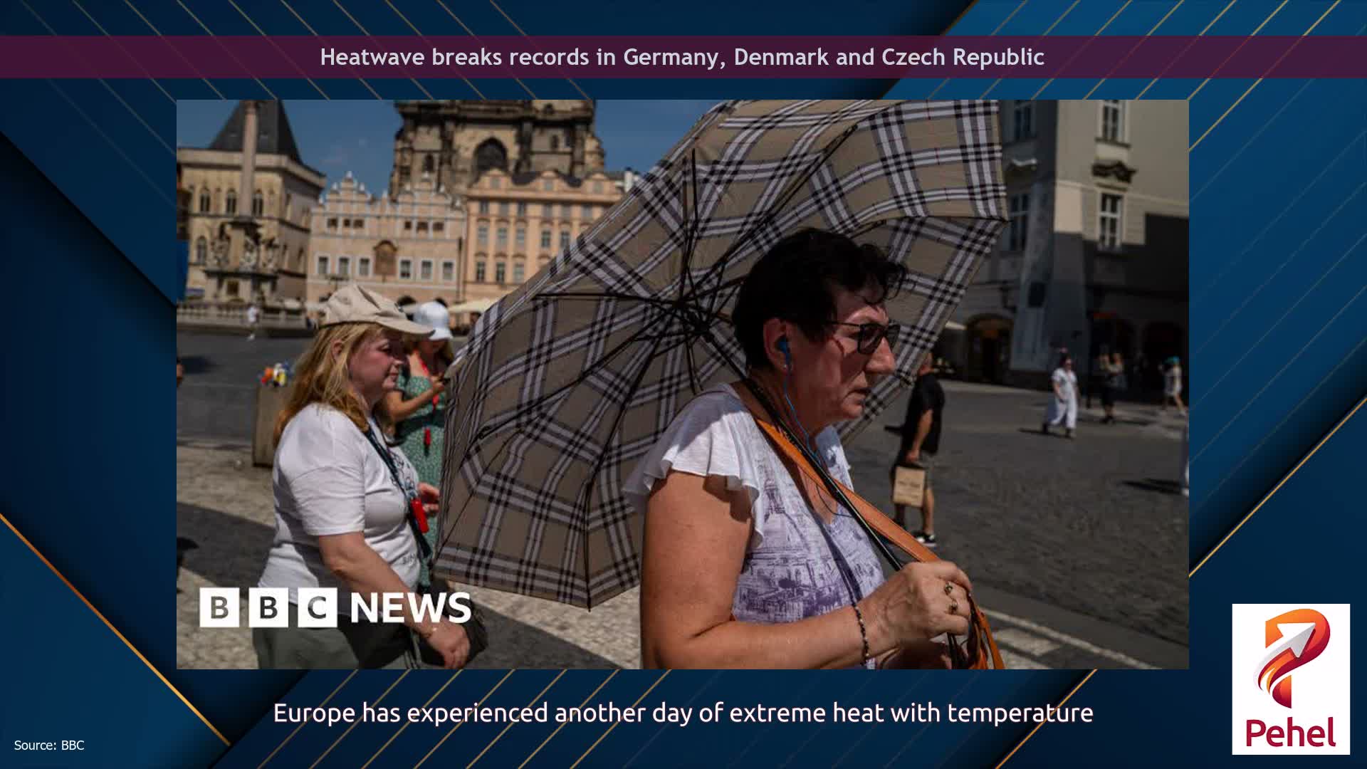 Heatwave breaks records in Germany, Denmark and Czech Republic