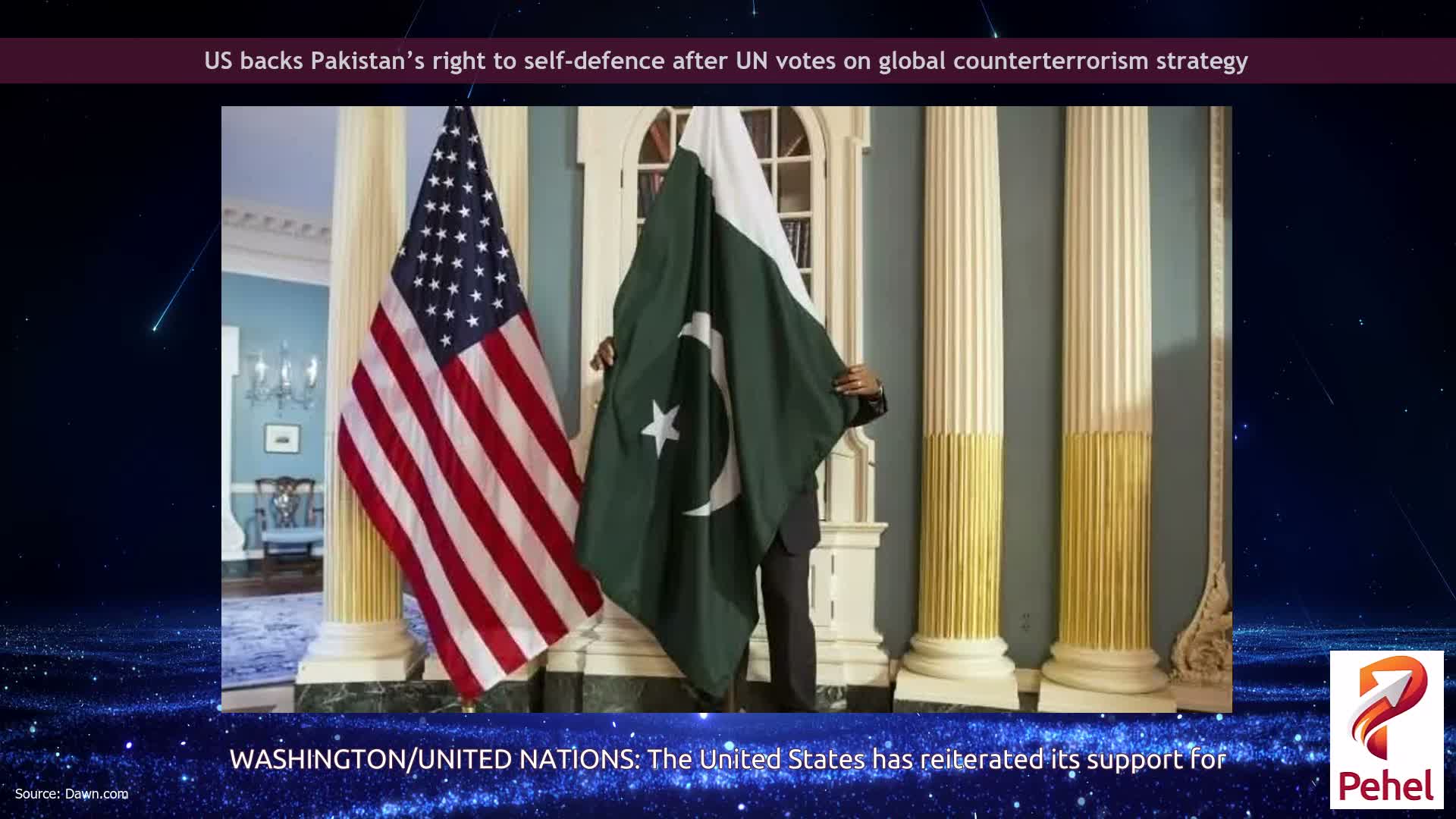 US backs Pakistan’s right to self-defence after UN votes on global counterterrorism strategy