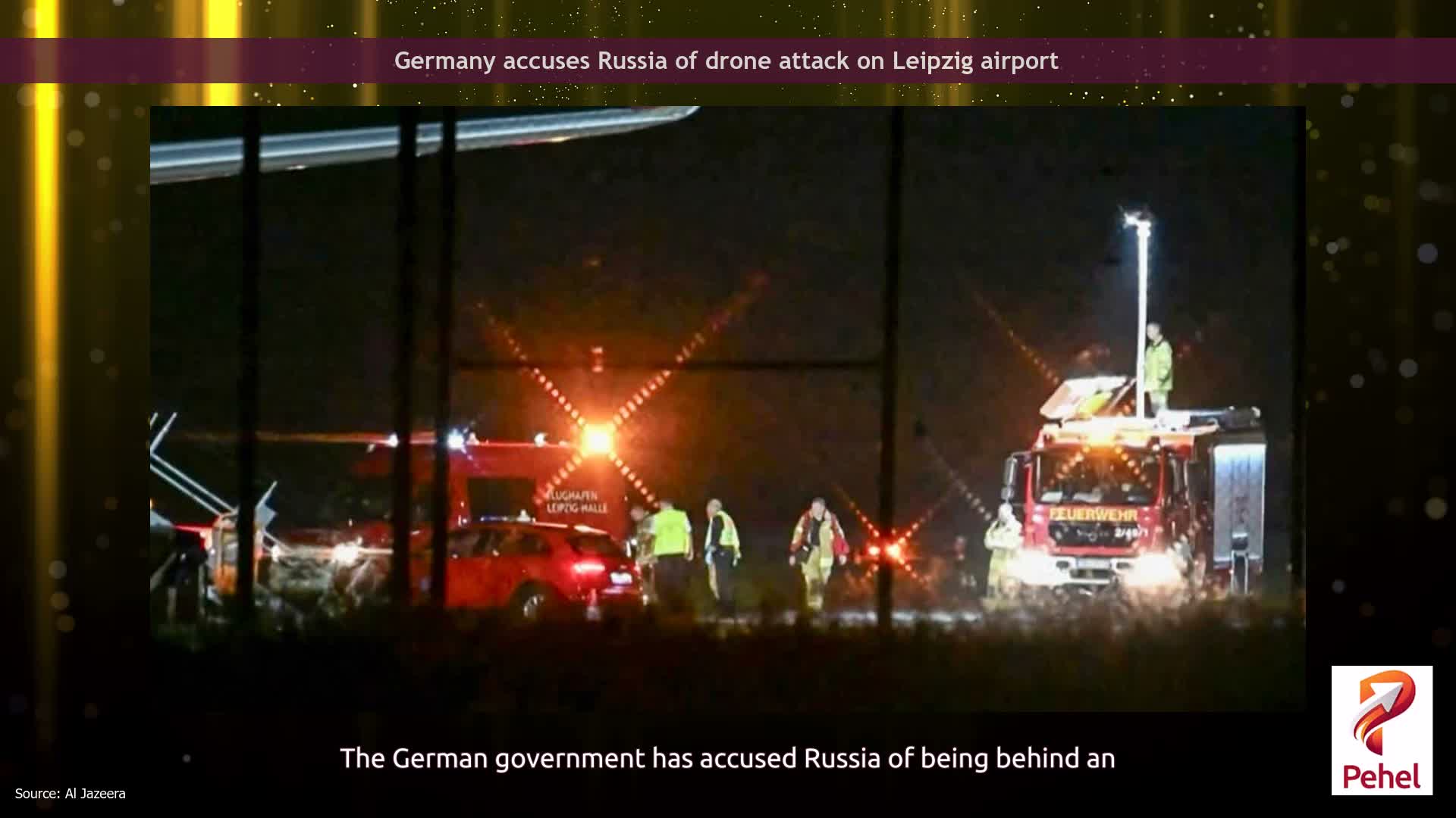 Germany accuses Russia of drone attack on Leipzig airport