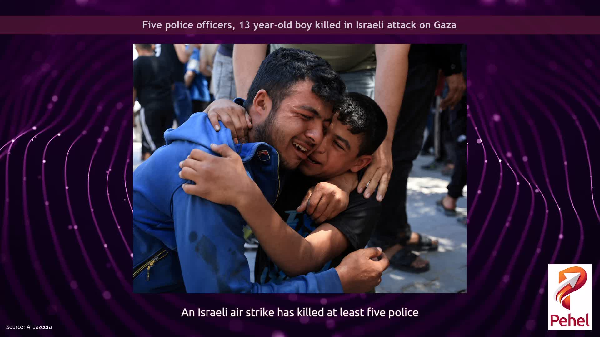 Five police officers, 13 year-old boy killed in Israeli attack on Gaza