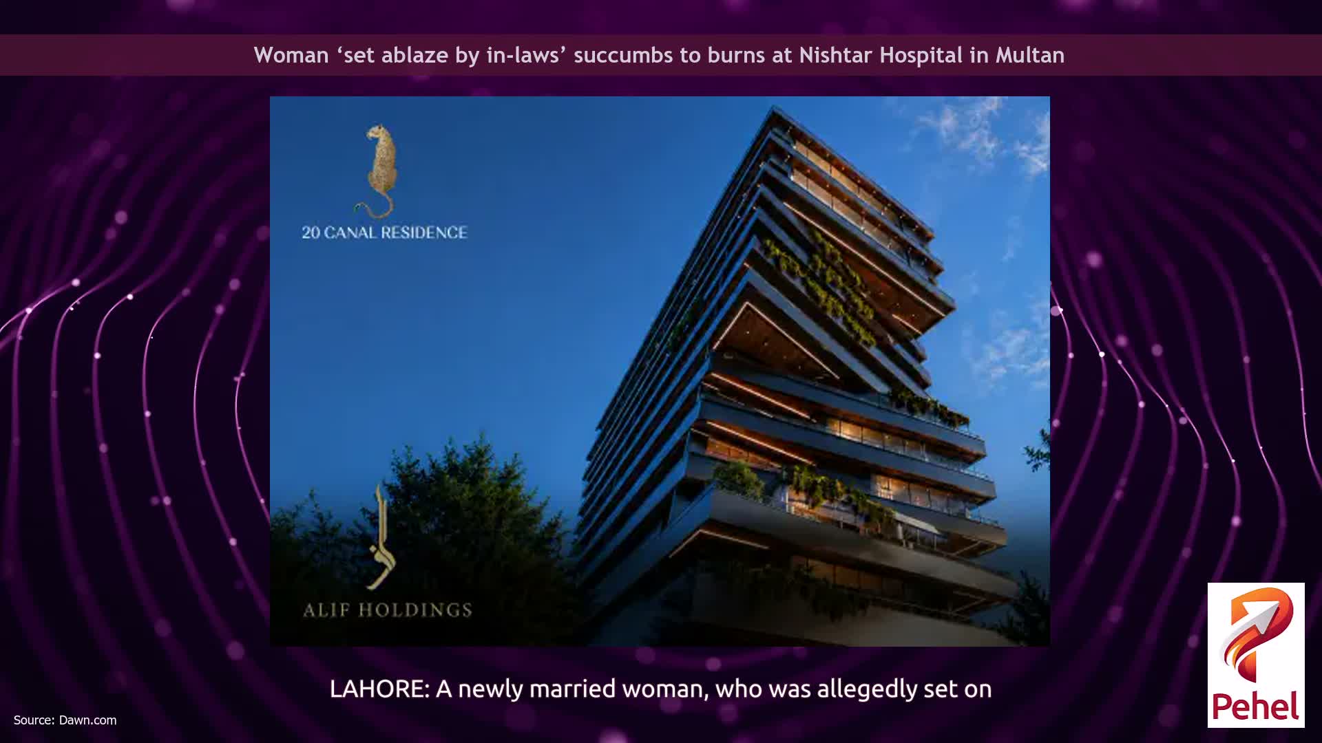 Woman ‘set ablaze by in-laws’ succumbs to burns at Nishtar Hospital in Multan