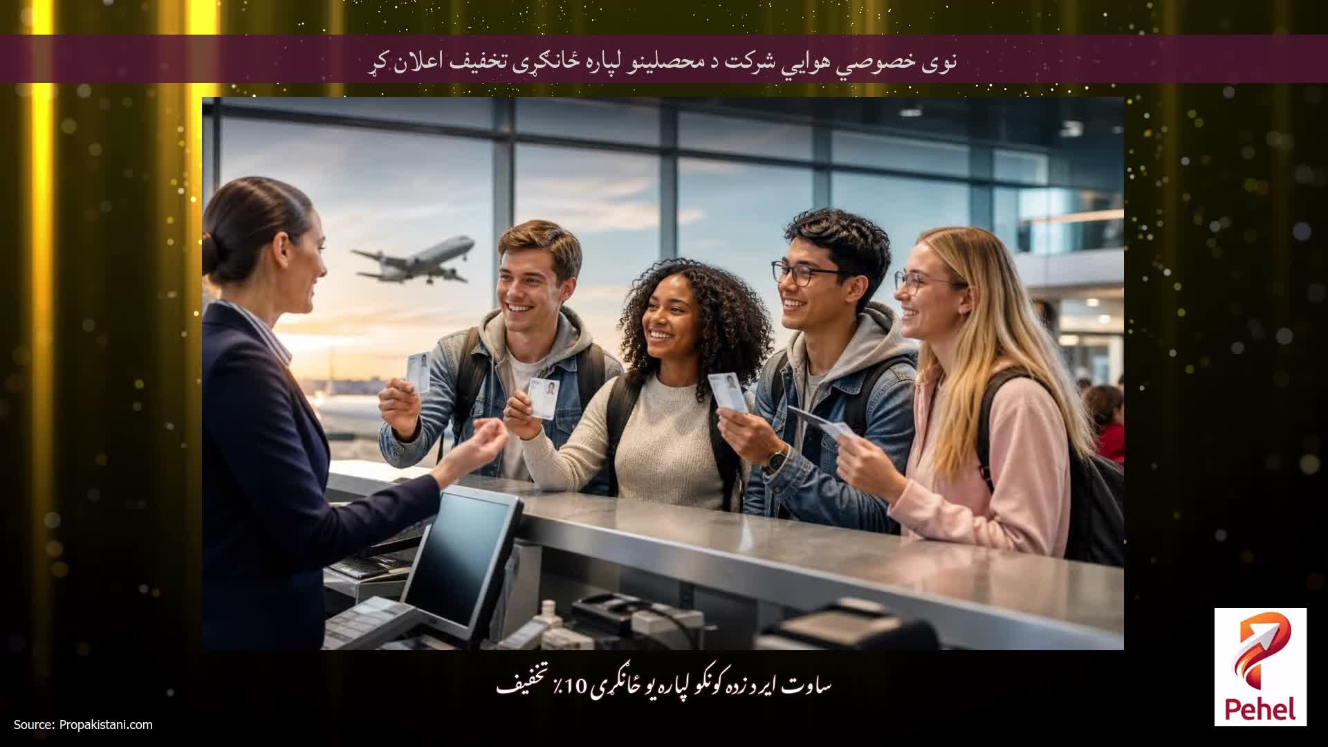 نوی خصوصي هوايي شرکت د محصلینو لپاره ځانګړی تخفیف اعلان کړ