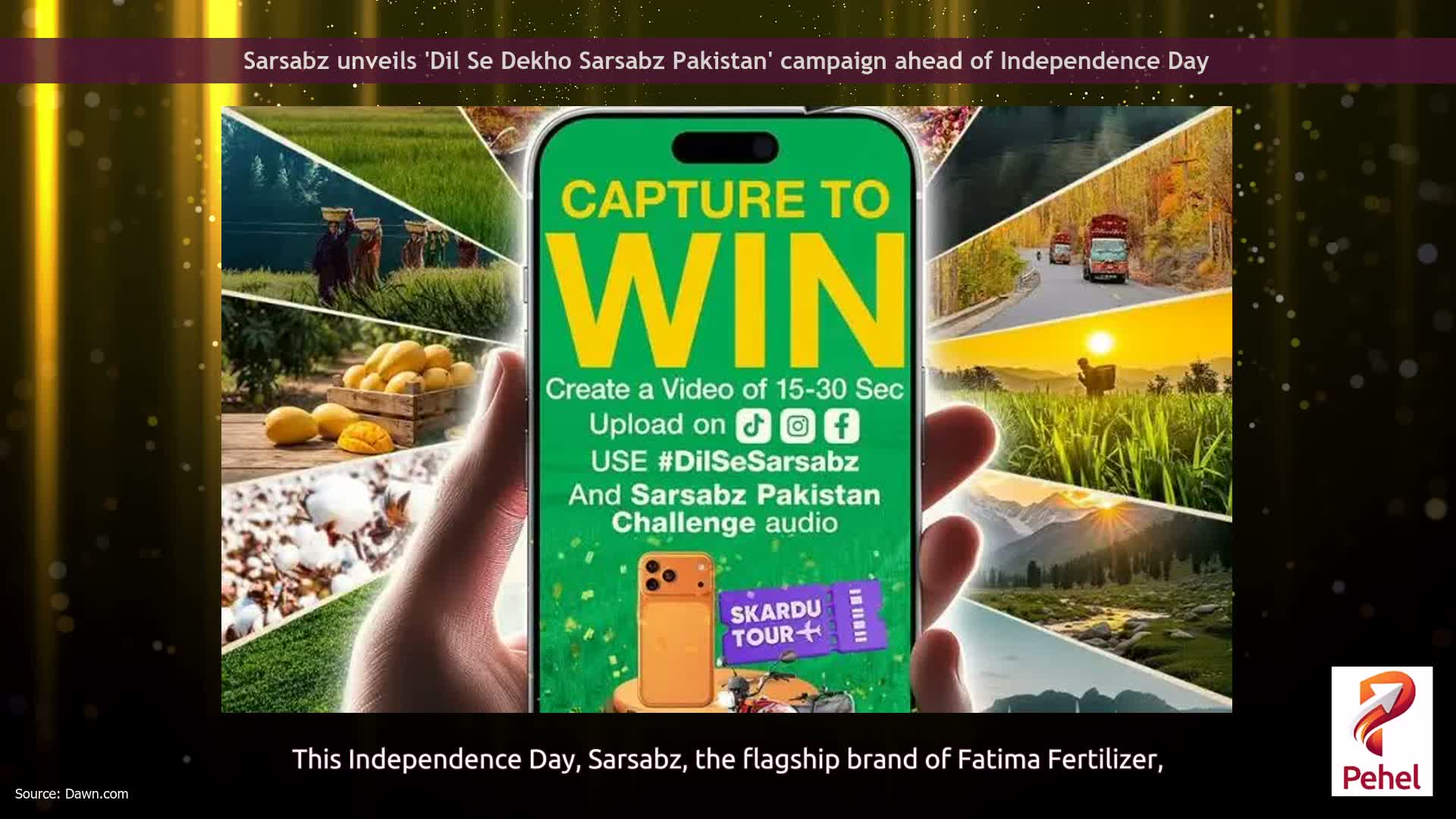 Sarsabz unveils 'Dil Se Dekho Sarsabz Pakistan' campaign ahead of Independence Day