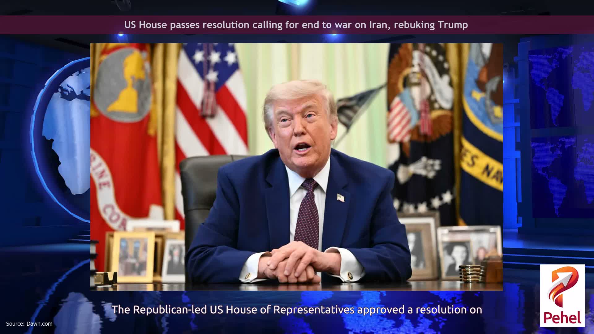 US House passes resolution calling for end to war on Iran, rebuking Trump