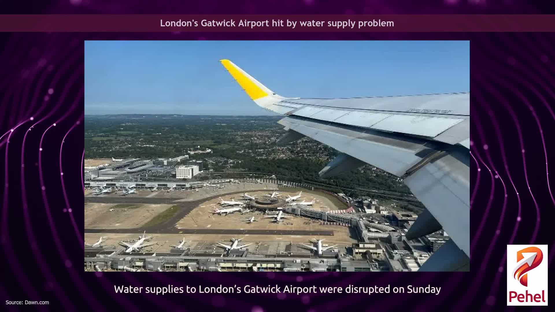 London's Gatwick Airport hit by water supply problem