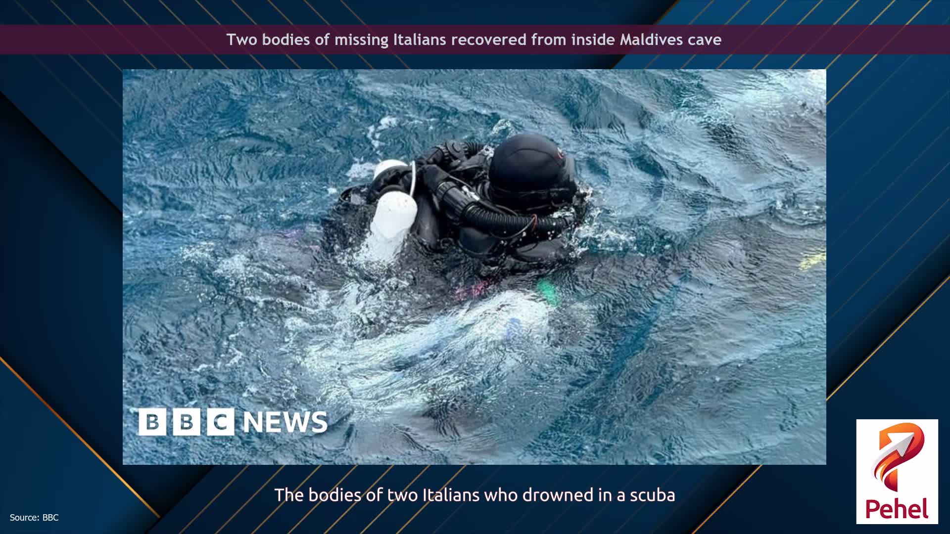 Two bodies of missing Italians recovered from inside Maldives cave