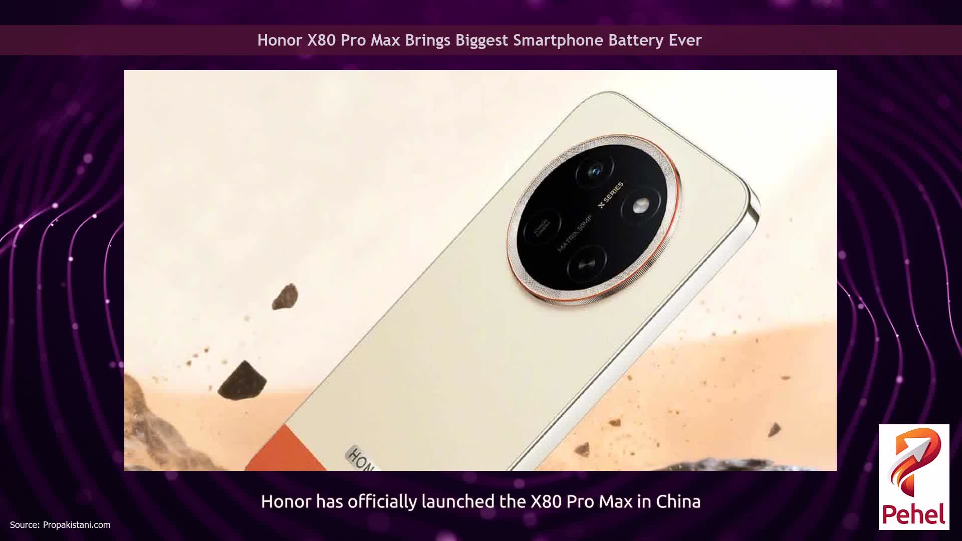 Honor X80 Pro Max Brings Biggest Smartphone Battery Ever