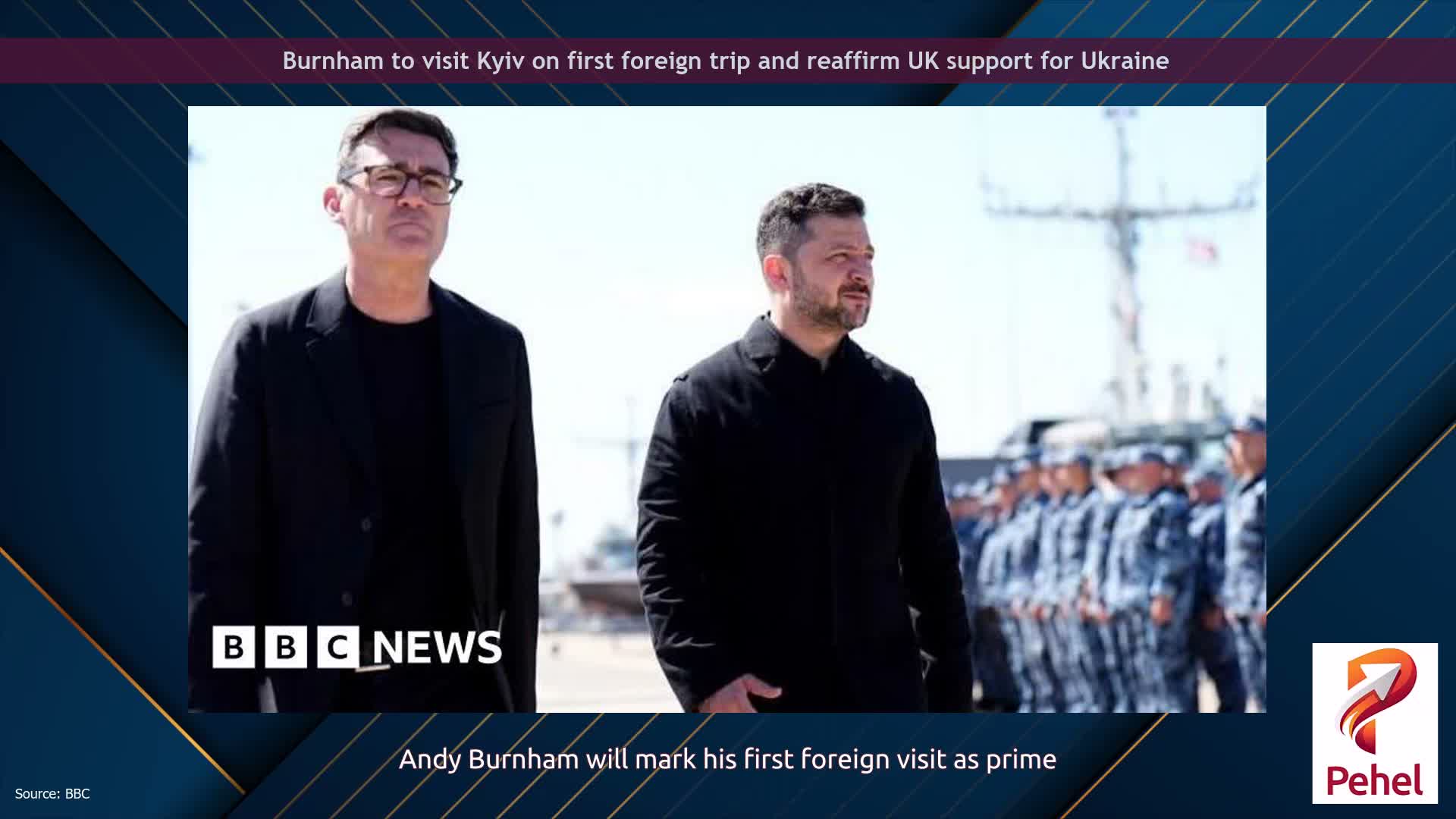 Burnham to visit Kyiv on first foreign trip and reaffirm UK support for Ukraine