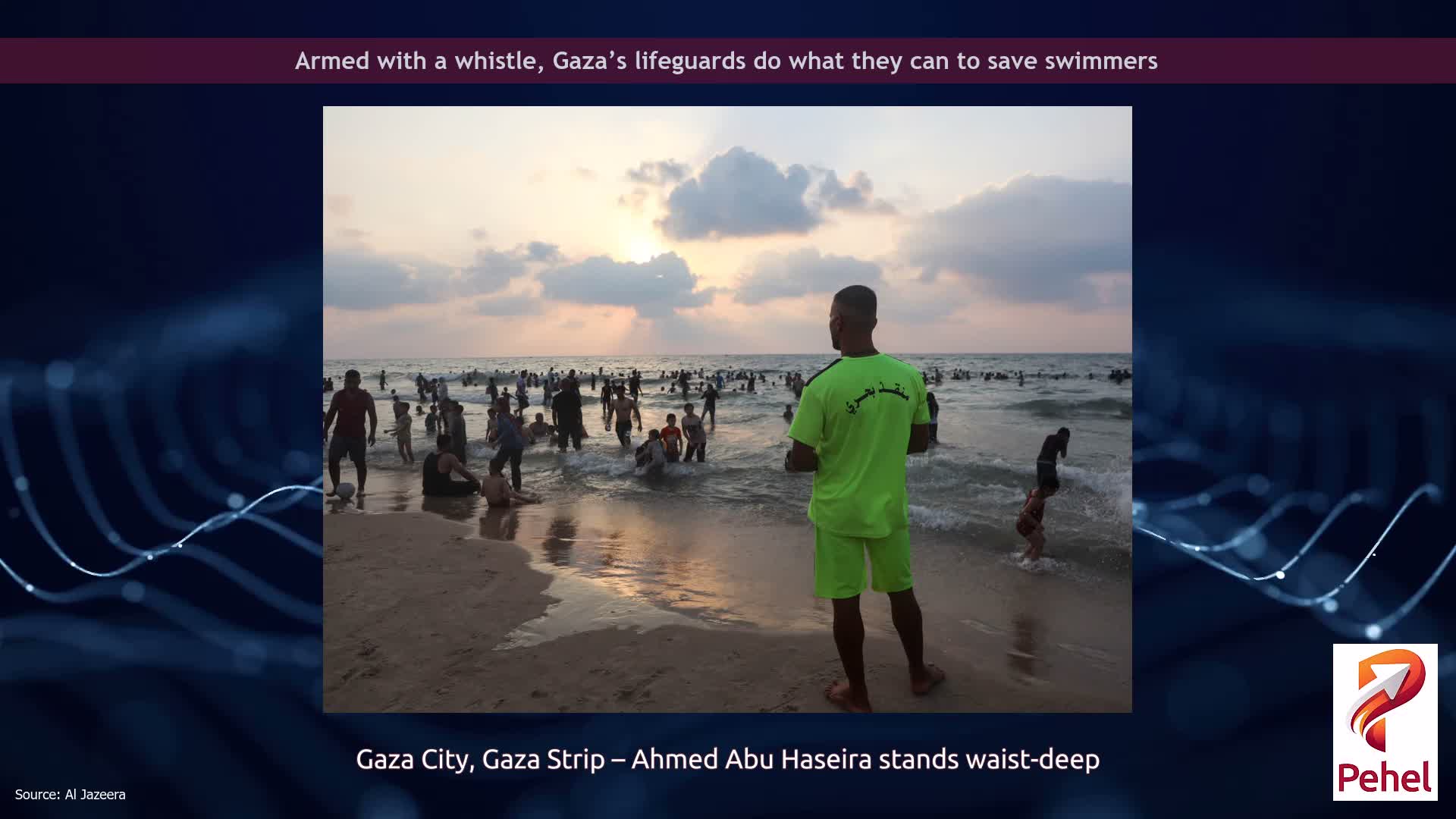 Armed with a whistle, Gaza’s lifeguards do what they can to save swimmers