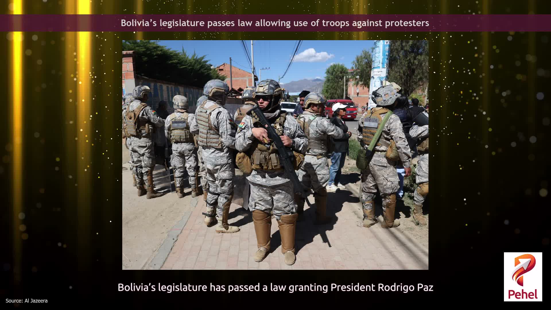 Bolivia’s legislature passes law allowing use of troops against protesters