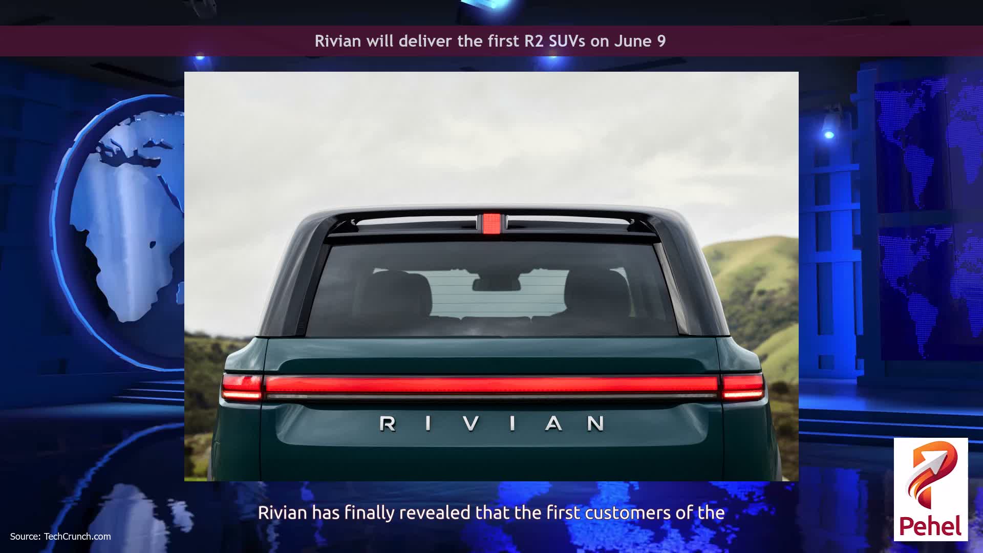 Rivian will deliver the first R2 SUVs on June 9