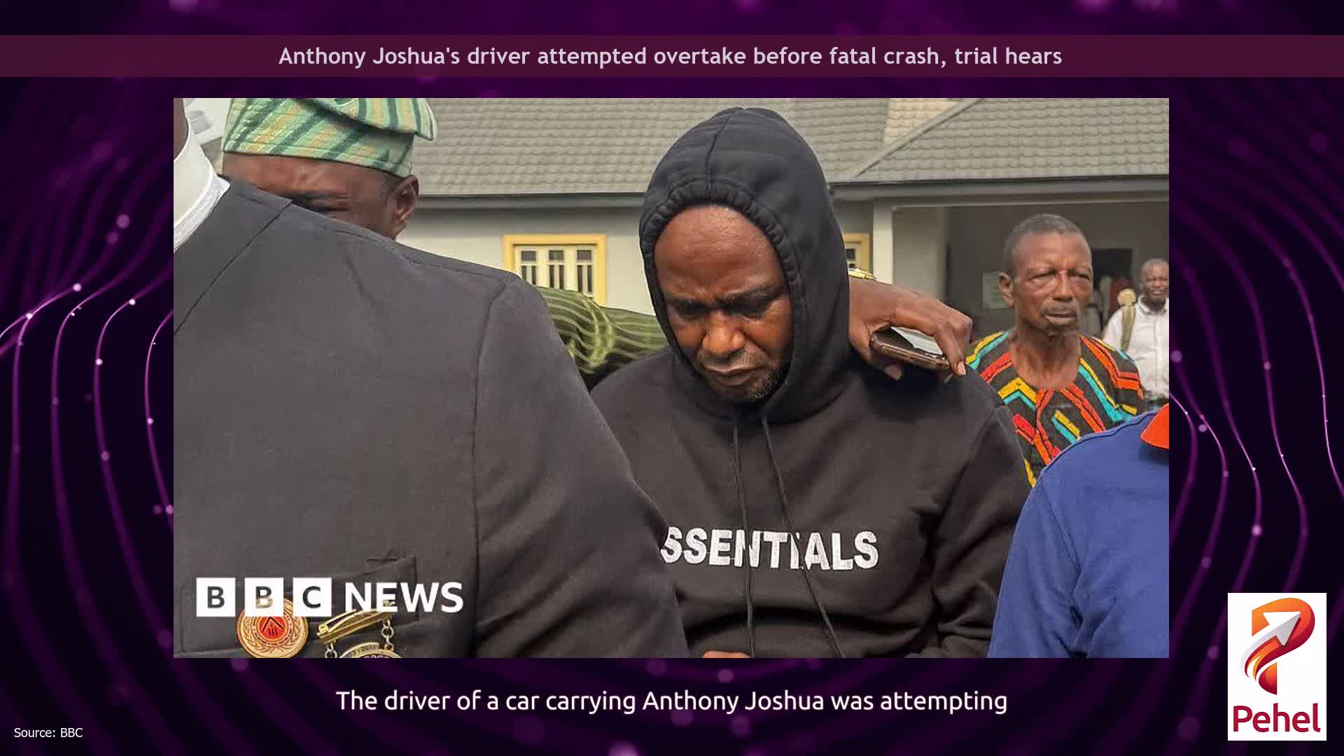 Anthony Joshua's driver attempted overtake before fatal crash, trial hears