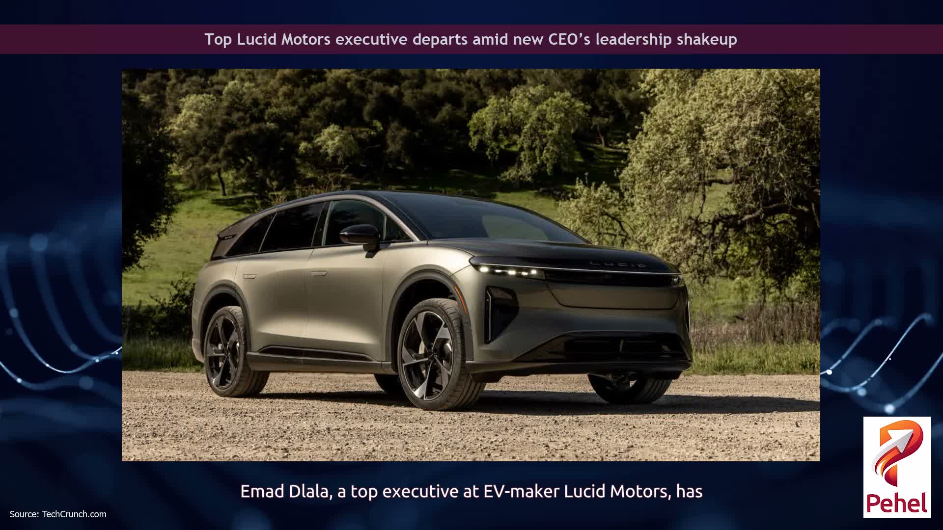 Top Lucid Motors executive departs amid new CEO’s leadership shakeup