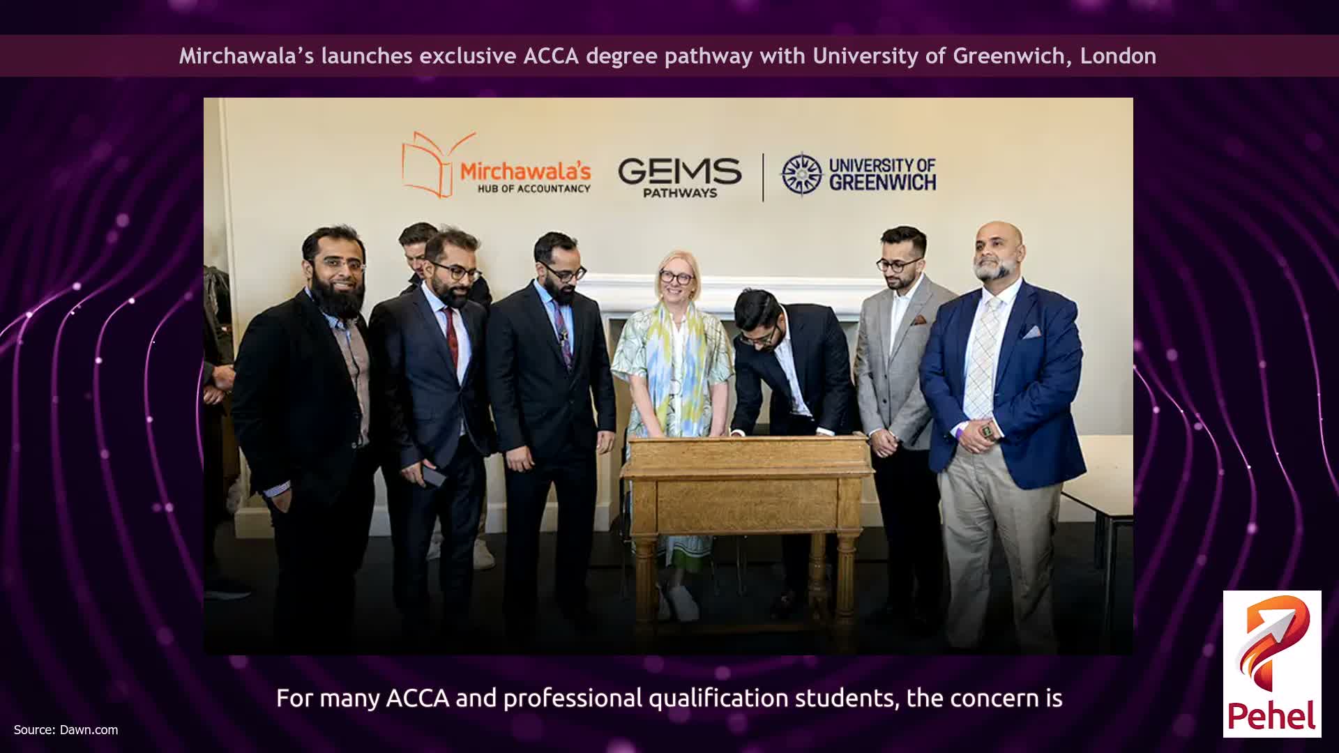 Mirchawala’s launches exclusive ACCA degree pathway with University of Greenwich, London
