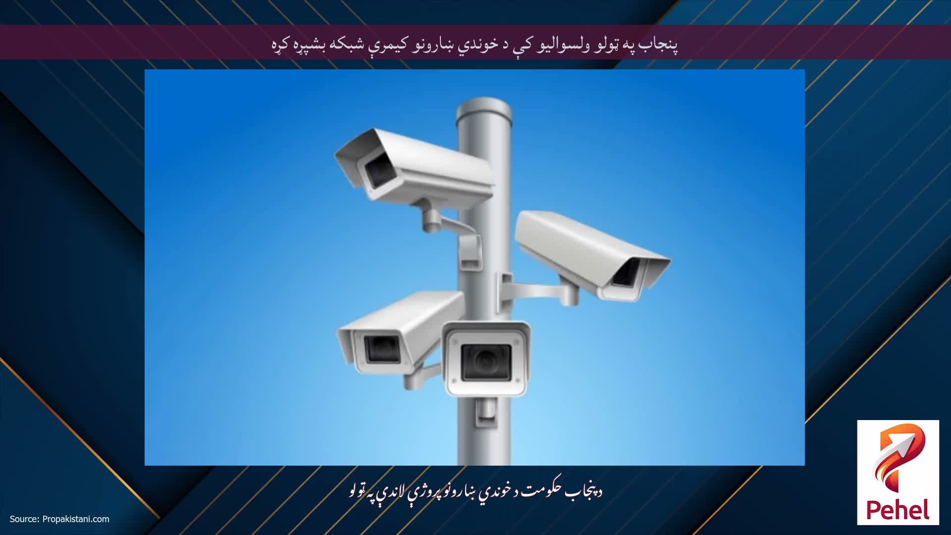 پنجاب په ټولو ولسوالیو کې د خوندي ښارونو کیمرې شبکه بشپړه کړه
