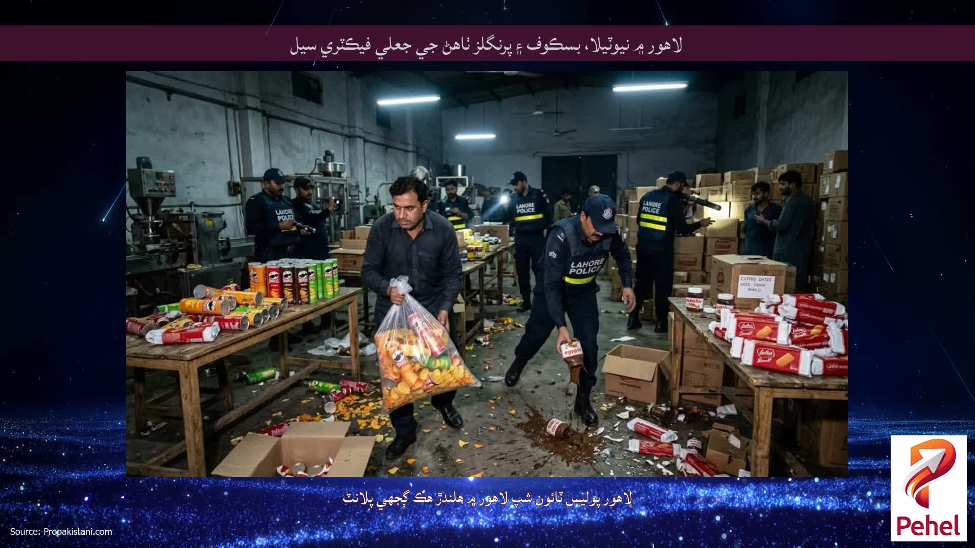 لاهور ۾ نيوٽيلا، بسڪوف ۽ پرنگلز ٺاهڻ جي جعلي فيڪٽري سيل