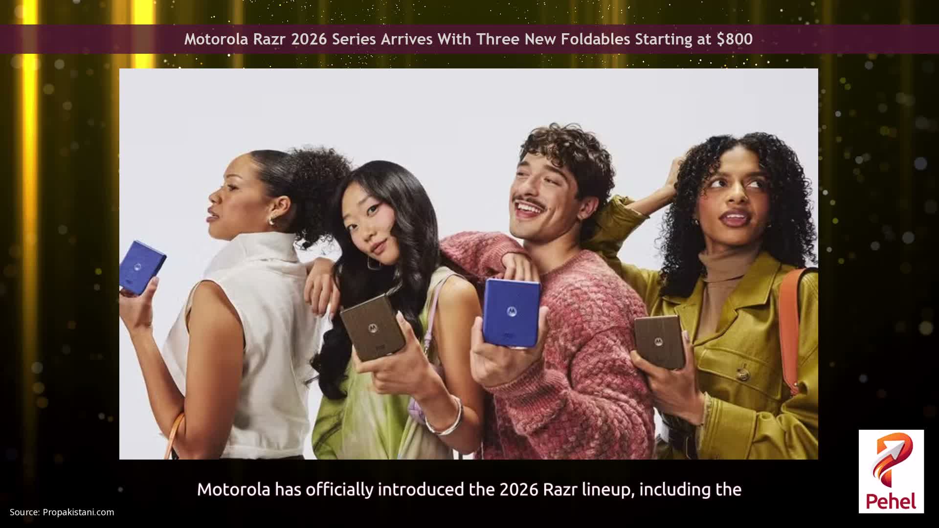 Motorola Razr 2026 Series Arrives With Three New Foldables Starting at $800