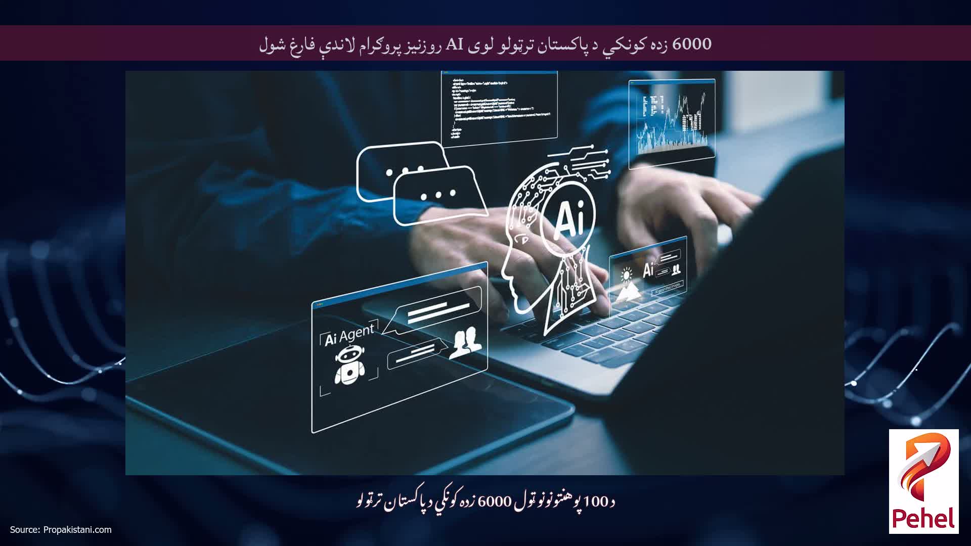 6000 زده کونکي د پاکستان ترټولو لوی AI روزنیز پروګرام لاندې فارغ شول